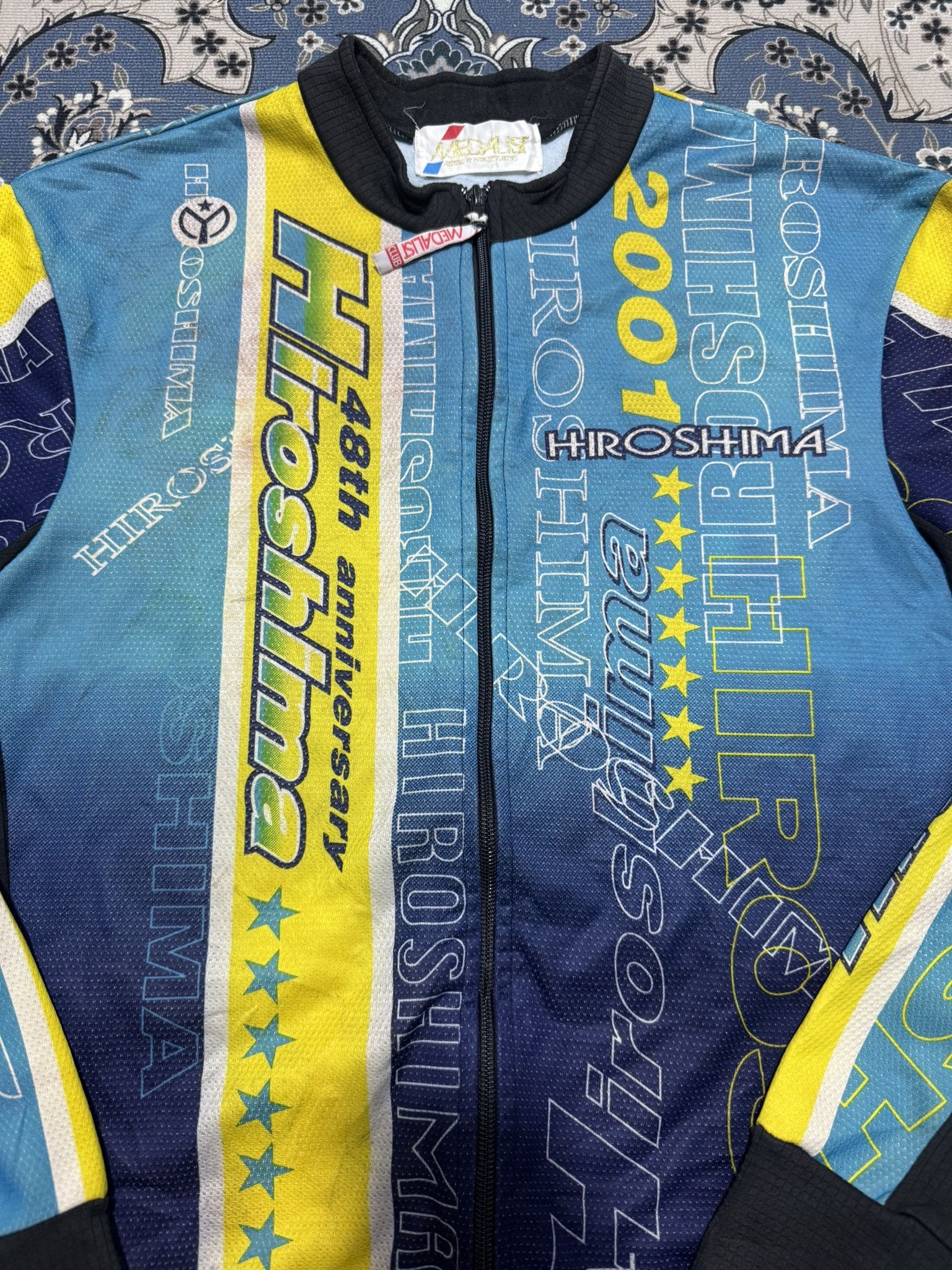Vintage Medalist Club Cycling Jersey Hiroshima 48th