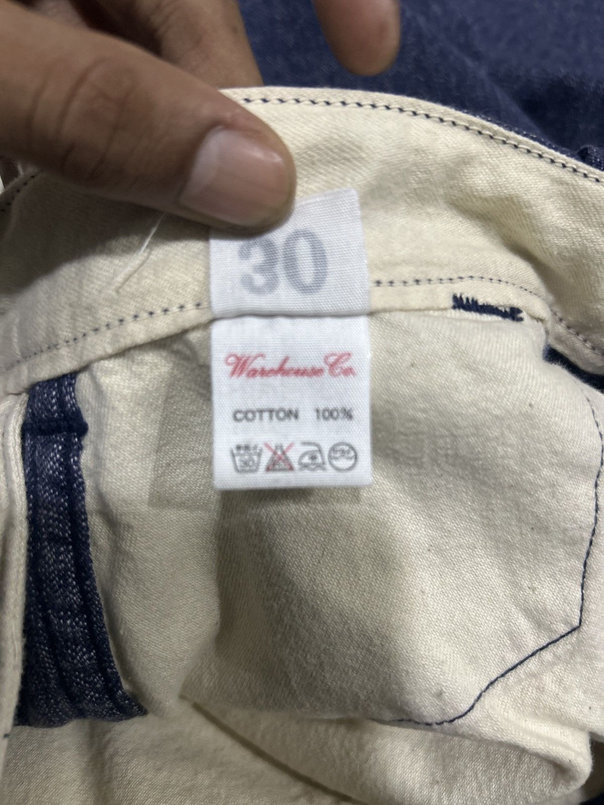 Japanese Brand × Men's Wearhouse Warehouse Co Sailor Pants Denim Union Made Size US 30 / EU 46 - 8 Thumbnail
