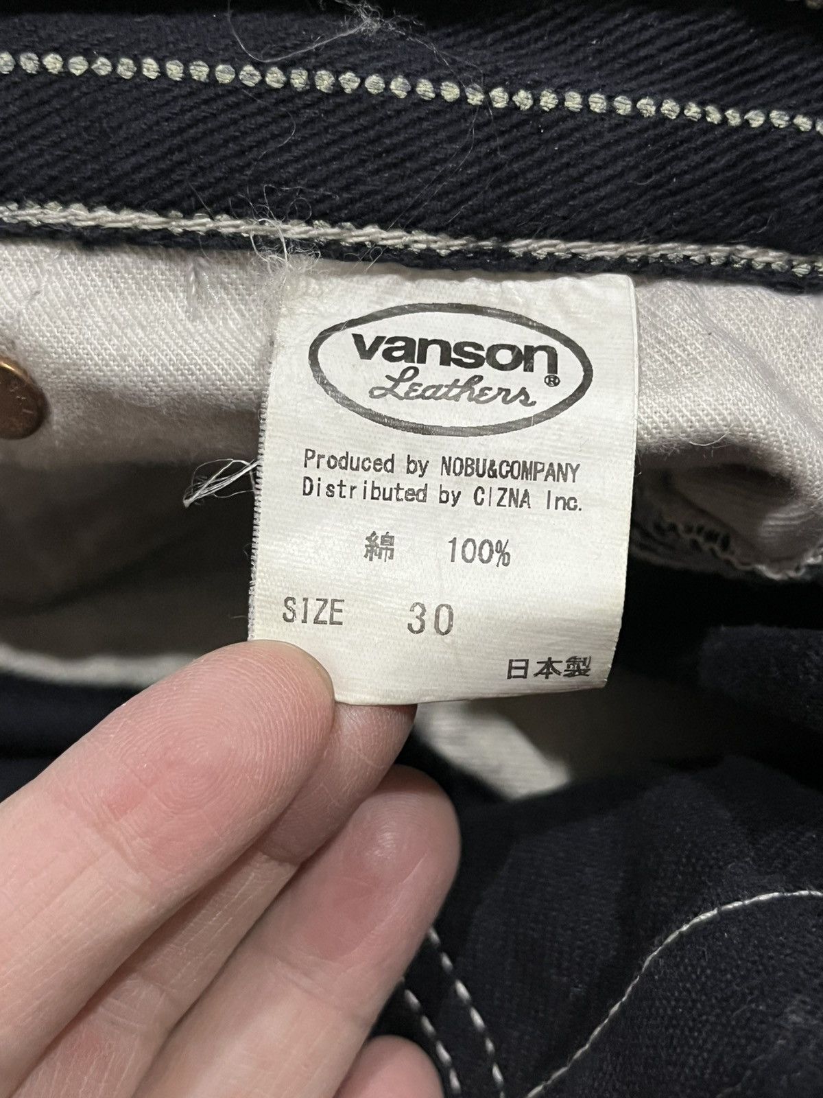 Vanson Leathers Vanson Leather Wabash Stripe Buckle Back Carpenter Pants Size US 31 - 16 Thumbnail