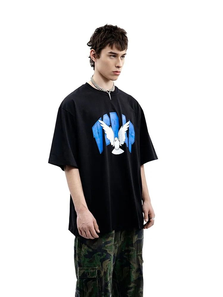 Other Aesthetic Oversized Pigeon Cotton T-Shirt Size US XL / EU 56 / 4 - 2 Thumbnail