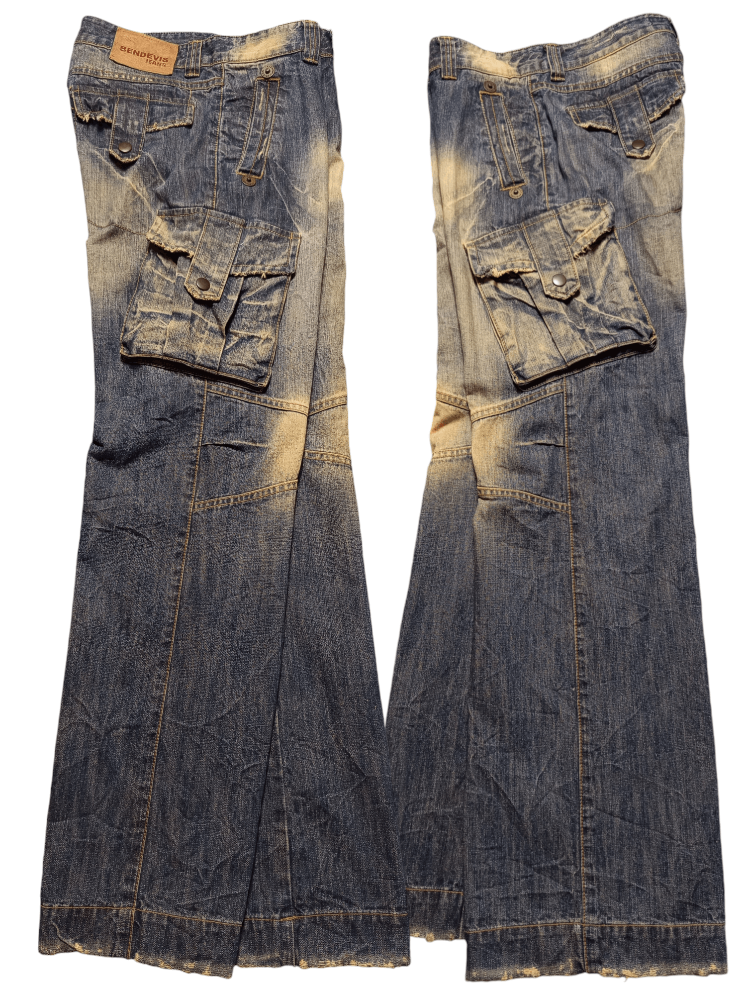 Vintage Rusty Distressed Jean Baggy Grunge Cargo Size US 31 - 2 Thumbnail