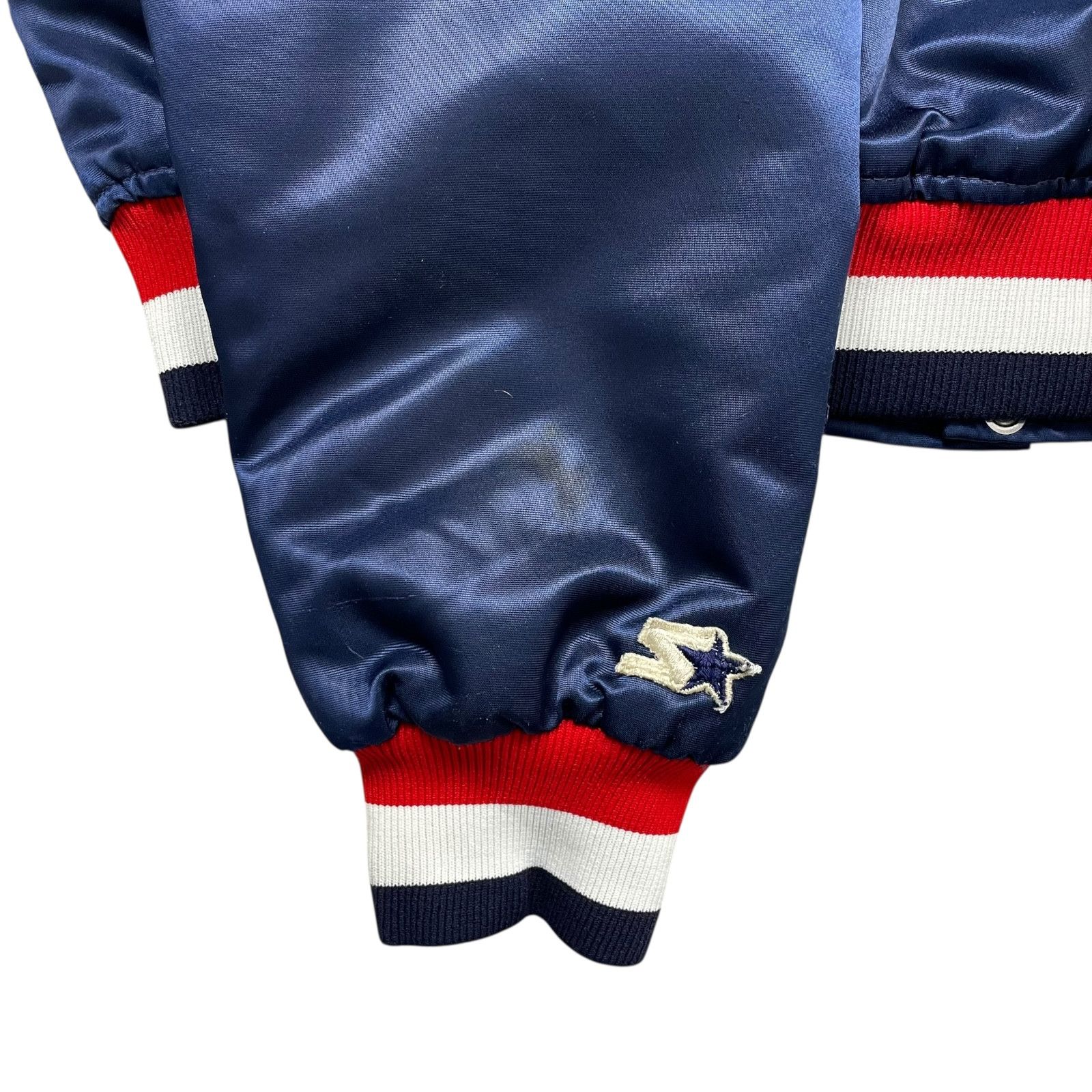 MLB VTG 90s WASHINGTON SENATORS STARTER SATIN BOMBER JACKET XL Size US XL / EU 56 / 4 - 15 Thumbnail