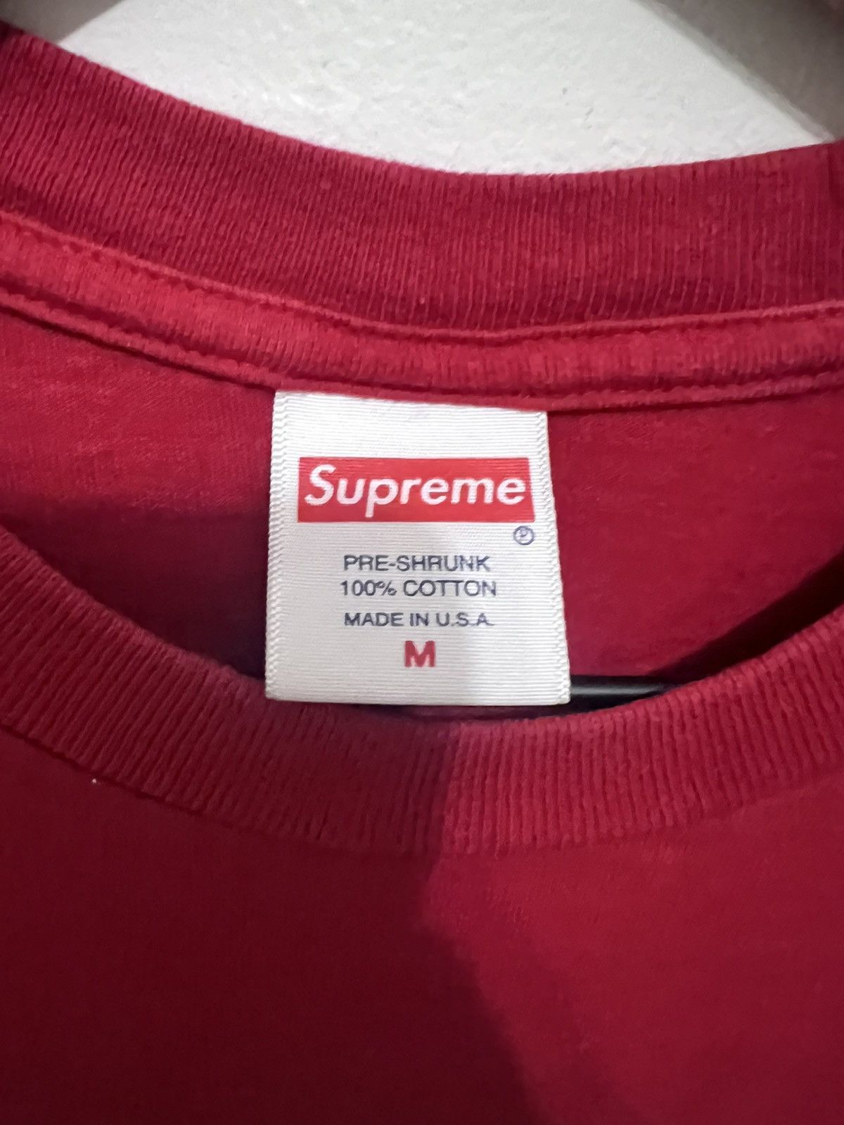 Supreme Supreme Dunk Tee Red Size US M / EU 48-50 / 2 - 2 Thumbnail