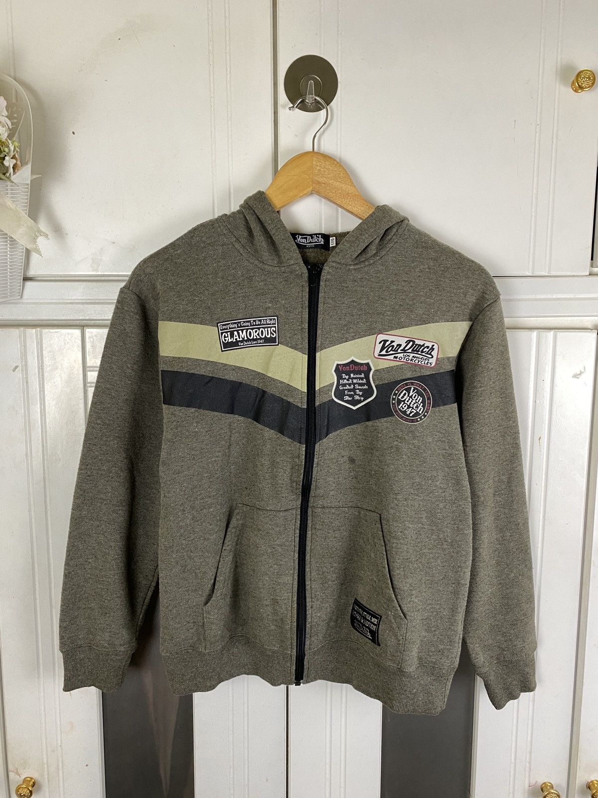 Vintage × Von Dutch Vintage Vondutch Patches Hoodie Size US XXS / EU 40 - 1 Thumbnail