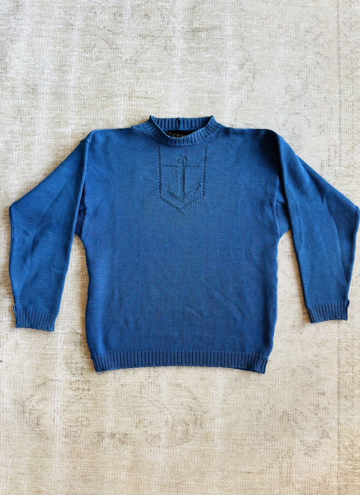 Other UK × Vintage VTG Sumerland British fine jersey knit fisherman's sweater M Size US M / EU 48-50 / 2 - 2 Thumbnail