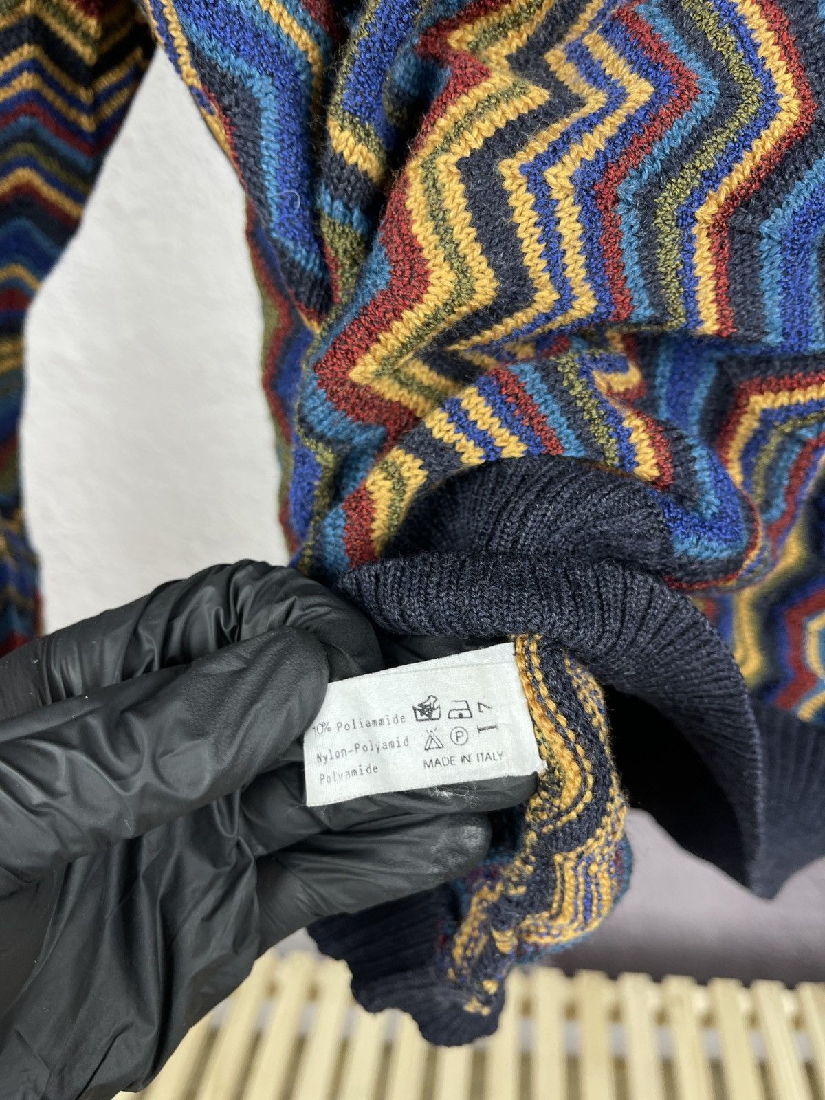 Dalmine Dalmine vintage cable knit coloured sweater coogi style wool Size US XL / EU 56 / 4 - 13 Thumbnail