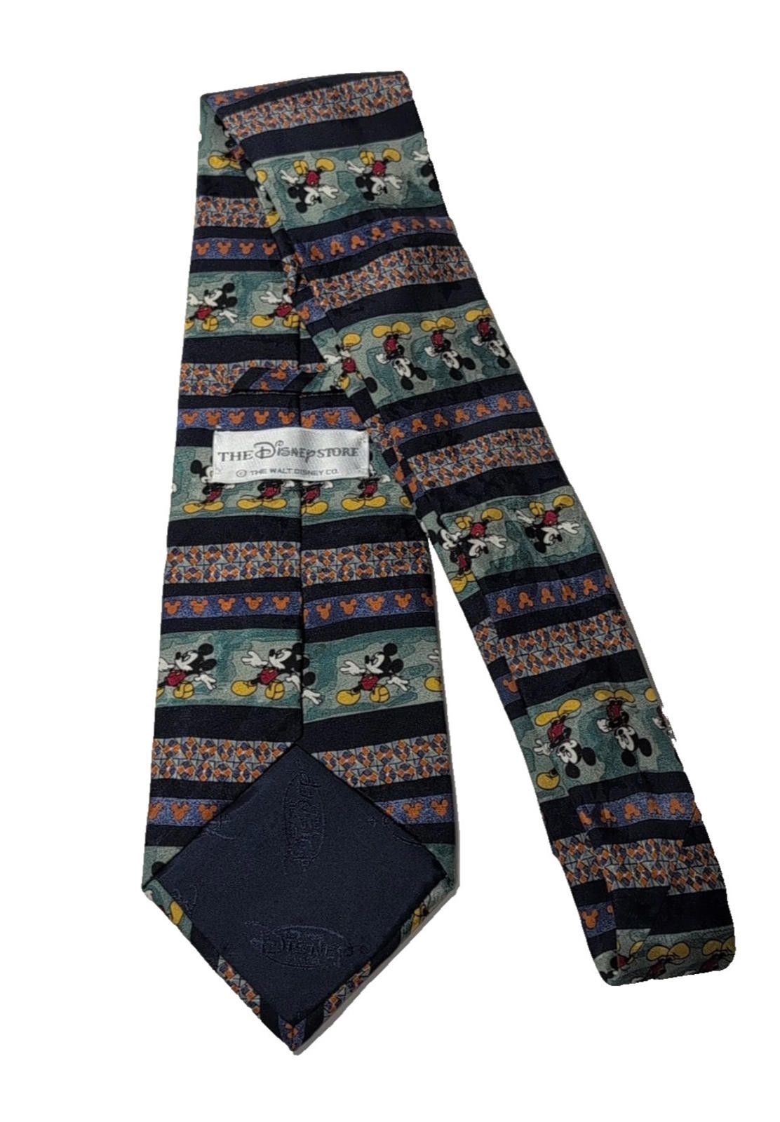 Disney Disney Store Mickey Mouse Silk Tie Stripe Pattern Vintage Size ONE SIZE - 7 Thumbnail