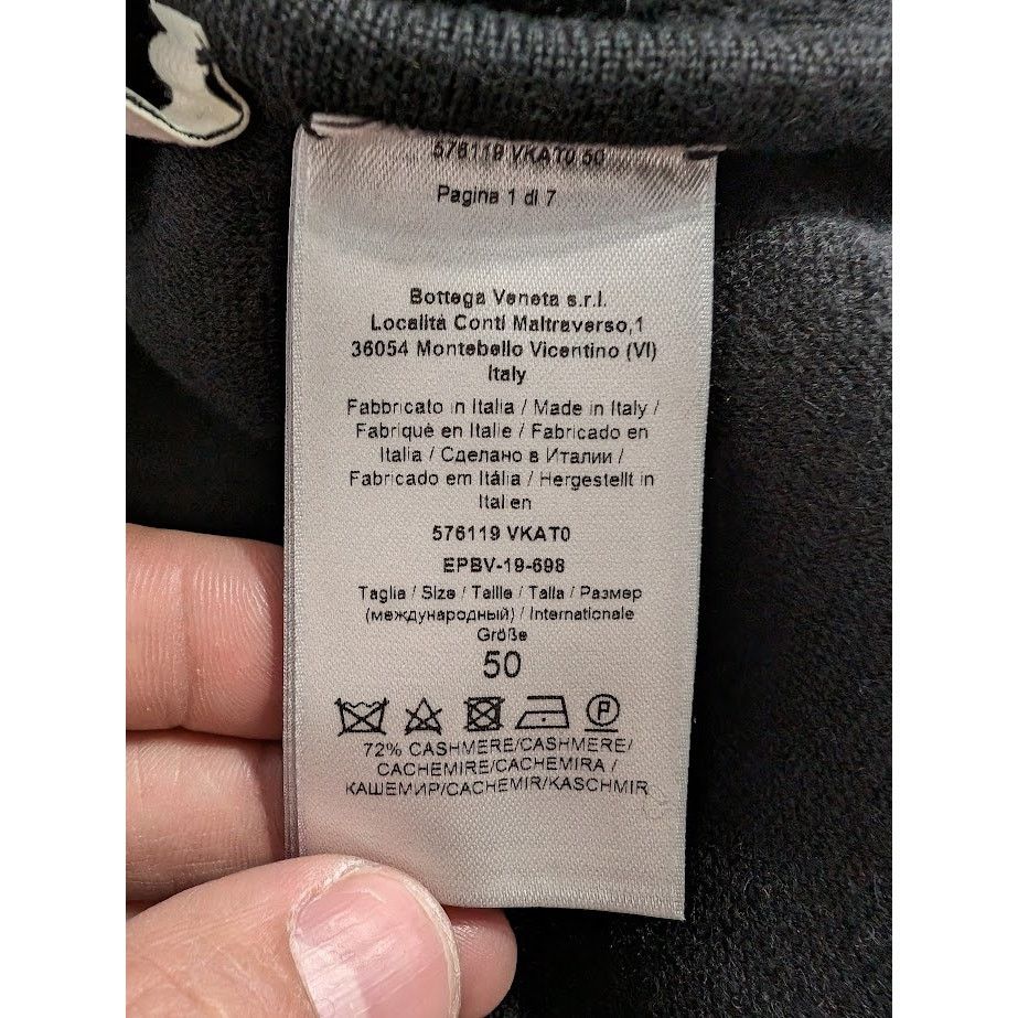 Bottega Veneta o1rshd1 Pullover Cash Hoodie in Black Size US M / EU 48-50 / 2 - 14 Thumbnail
