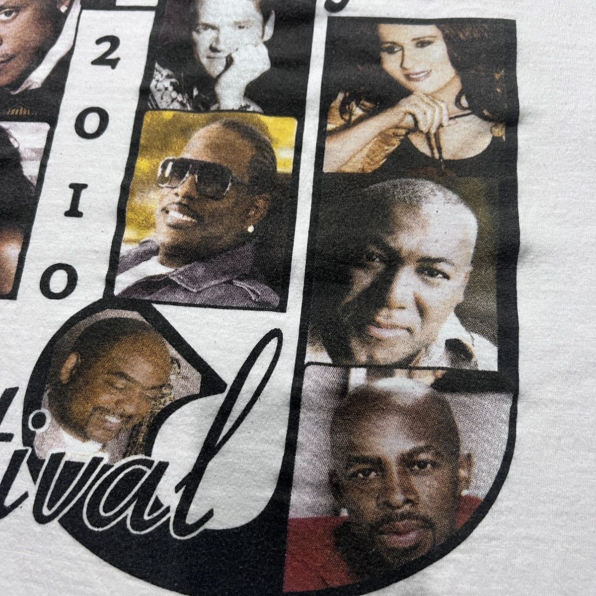 Rap Tees VTG Y2K JAZZ FEST maze featuring frankie beverly hiphop R&B Size US XL / EU 56 / 4 - 4 Thumbnail
