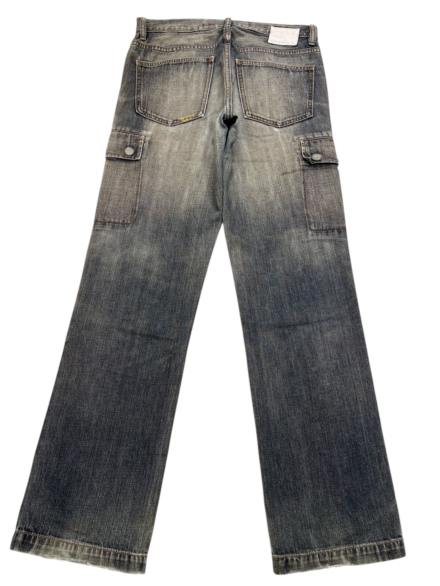 Gap GAP FADED WASHED DENIM CARGO JEANS Size US 32 / EU 48 - 2 Thumbnail