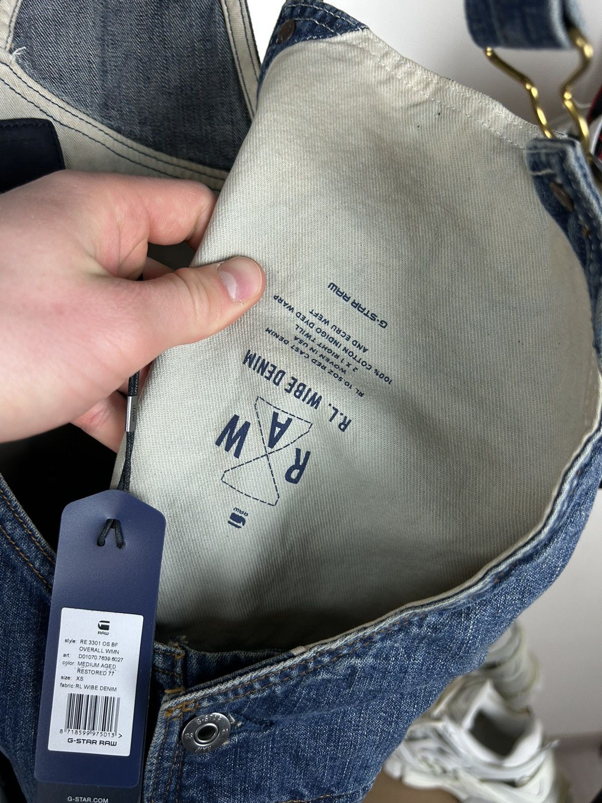 G-Star G-Star Overalls Jeans Pants Size US 30 / EU 46 - 6 Thumbnail