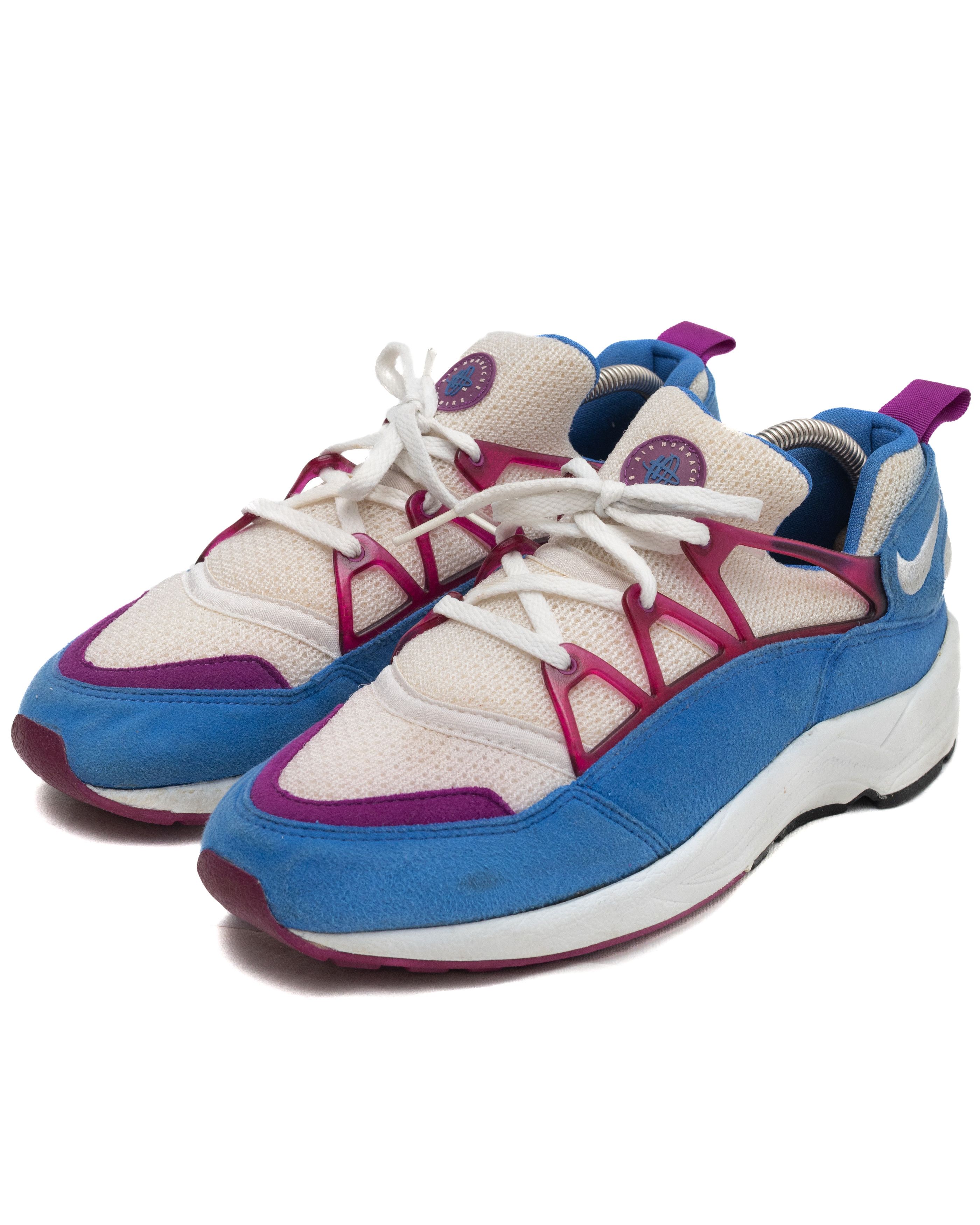 Nike NIKE AIR OG Huarache Light Blue Crystal/Red Plum 90s Size US 9.5 / IT 39.5 - 1 Thumbnail