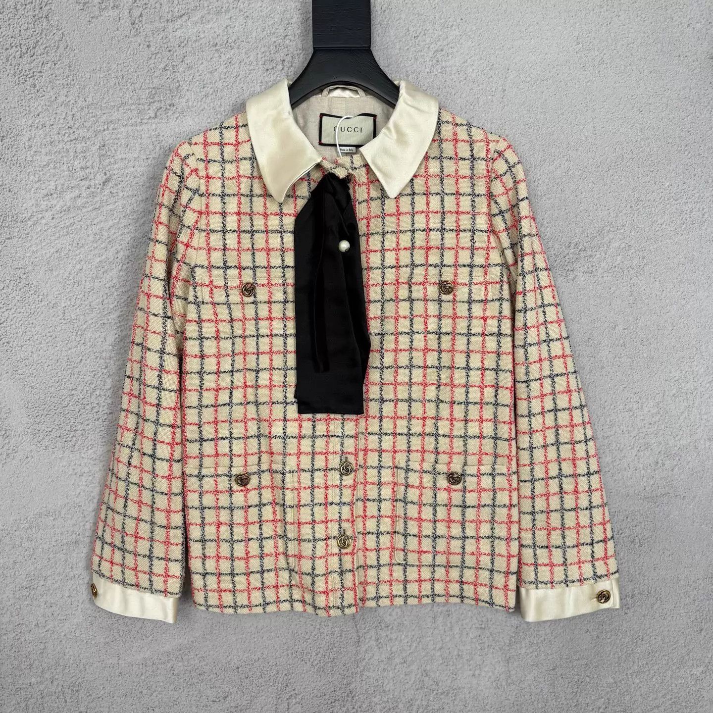 Gucci Gucci Double G single-breasted Coco style jacket S Size S / US 4 / IT 40 - 1 Thumbnail