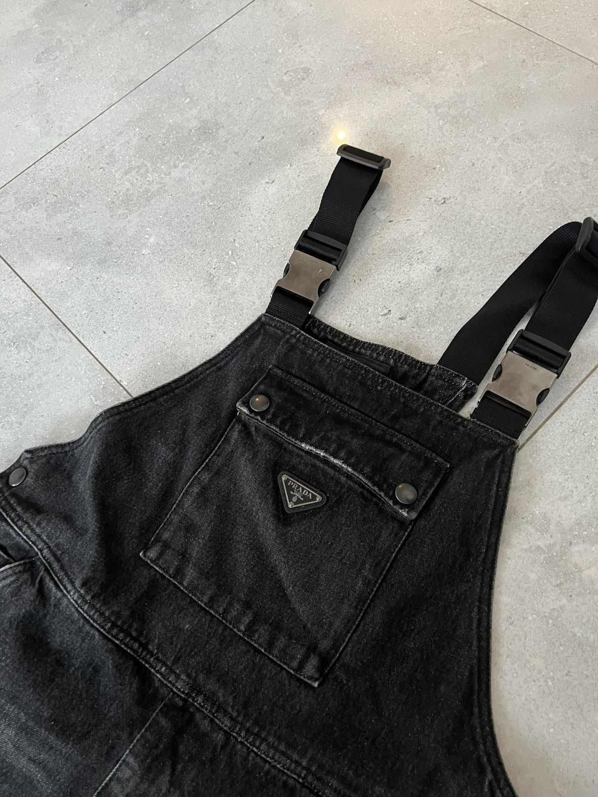 Prada Prada overall denim jumpsuit Size US 34 / EU 50 - 3 Thumbnail
