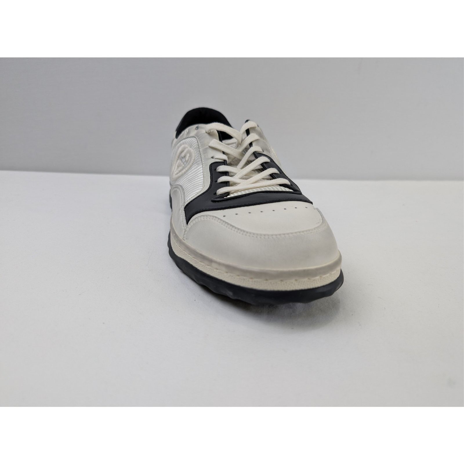 Gucci o1rshd1 Men's Mac80 GG Low Top Sneakers in Off-White Size US 12.5 / EU 45-46 - 2 Thumbnail