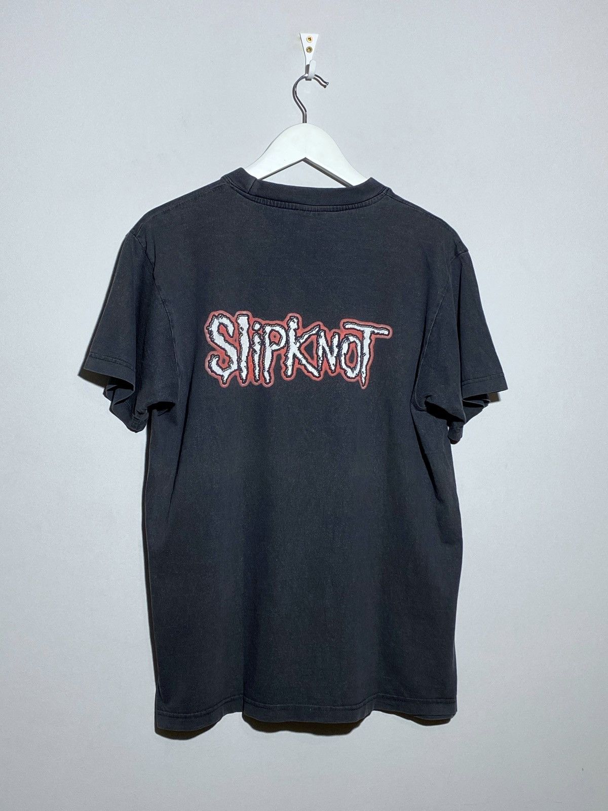 Band Tees Slipknot Vintage 90s Band Tee Graphic Travis Scott Style Size US M / EU 48-50 / 2 - 2 Thumbnail