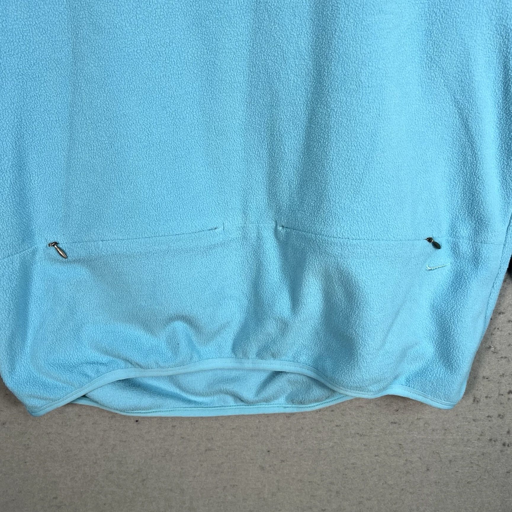 Nike VINTAGE Nike Therma Fleece Hoodie Women’s Small Blue Sweatshirt - Pullover, Knit, Sweatshirt, Activewear, 90s, Womens, Size S Size S / US 4 / IT 40 - 2 Thumbnail