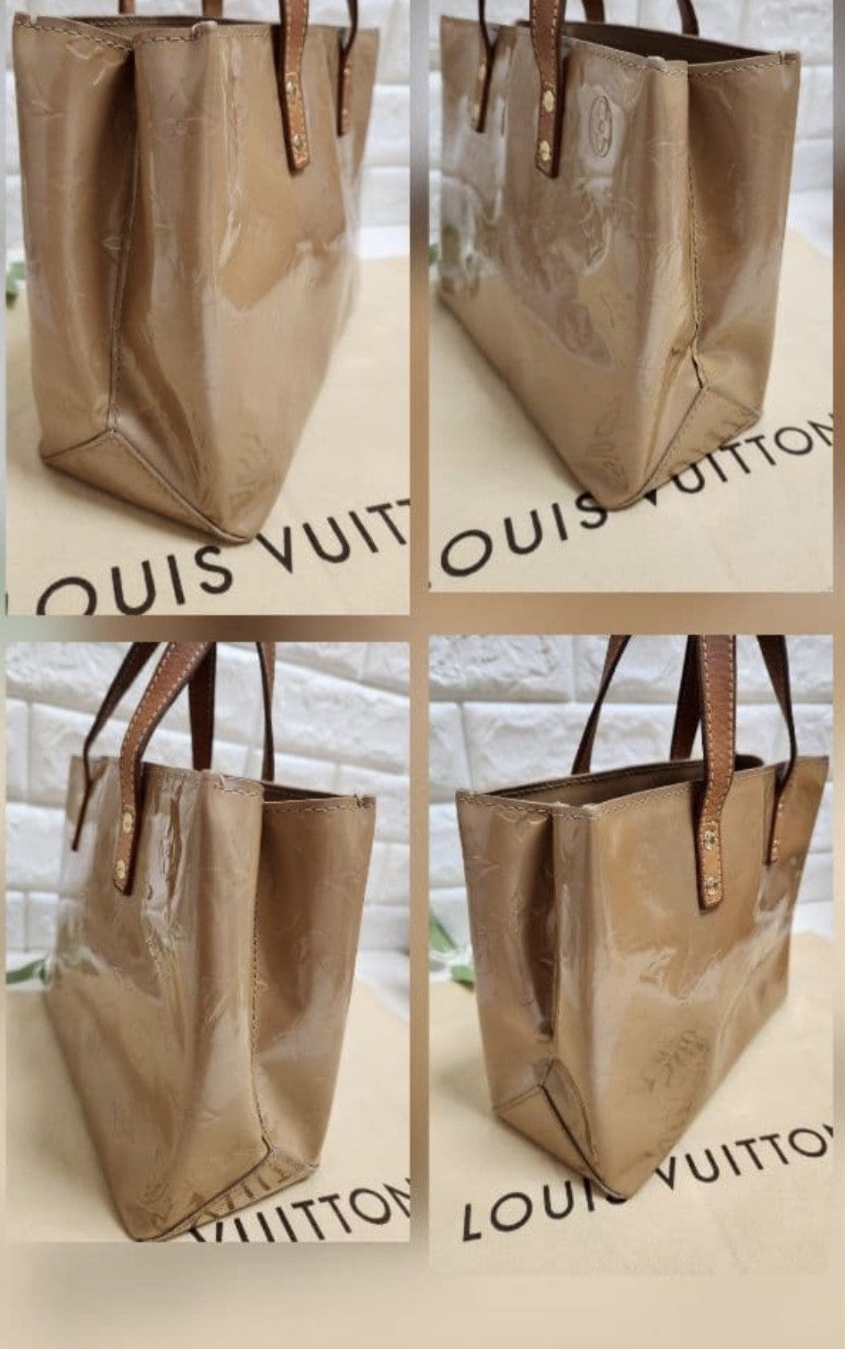 Louis Vuitton Louis Vuitton Vernis Reade PM Tote Bag – Beige / Noisette Size ONE SIZE - 8 Thumbnail