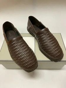 Tom Ford Barnes BRAIDED SUEDE Woven Leather Espadrille Brown Size US 7 / EU 40 - 1 Thumbnail