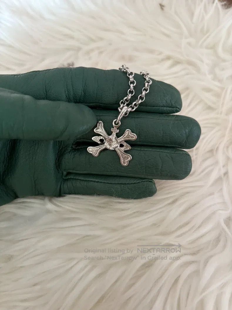 Vivienne Westwood Vivienne Westwood Vintage Skull Saturn Full Diamond Neckla Size ONE SIZE - 2 Thumbnail