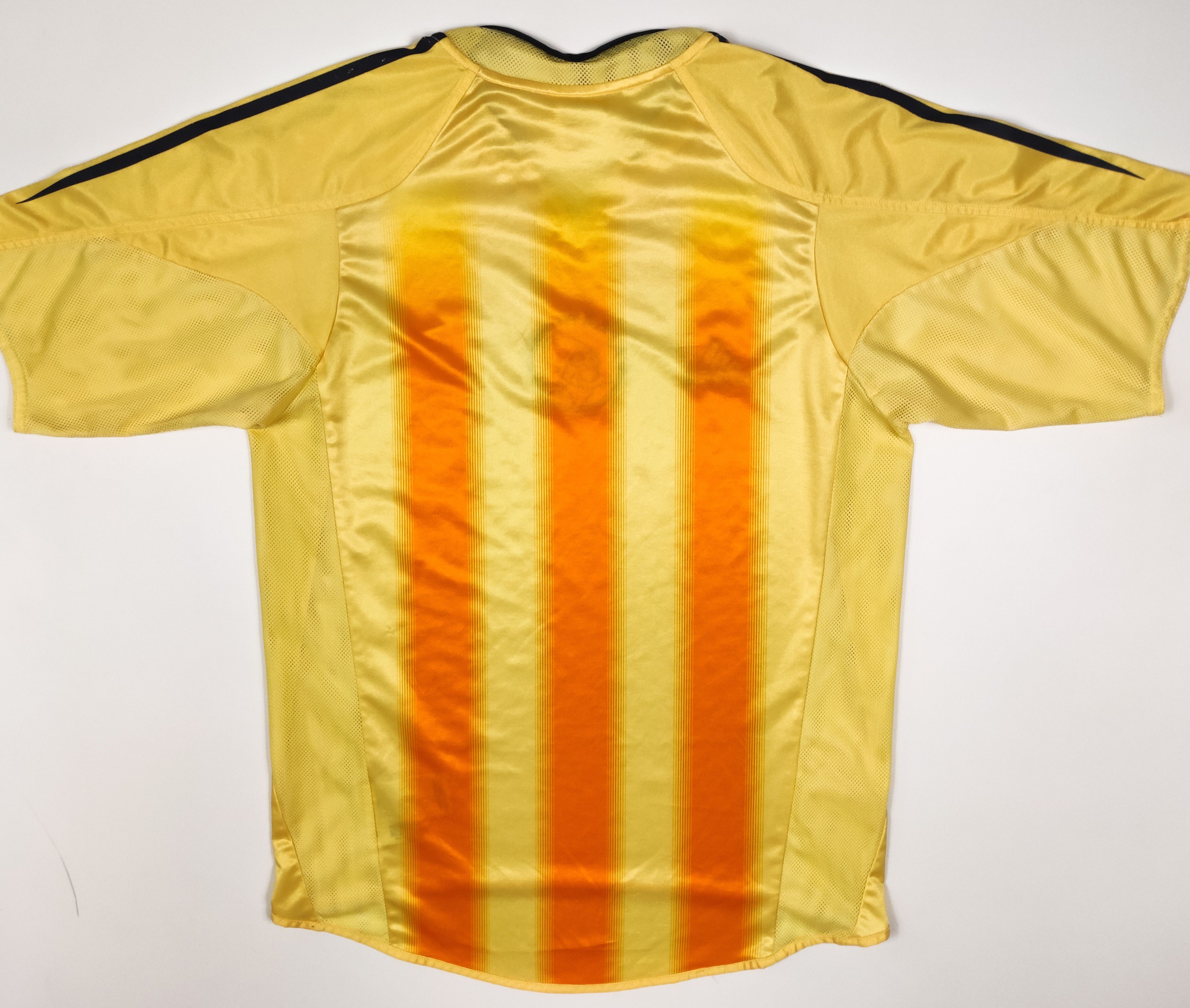 Adidas Ajax Amsterdam 2004 2005 Adidas Away Shirt Vintage Gold Size US S / EU 44-46 / 1 - 2 Thumbnail