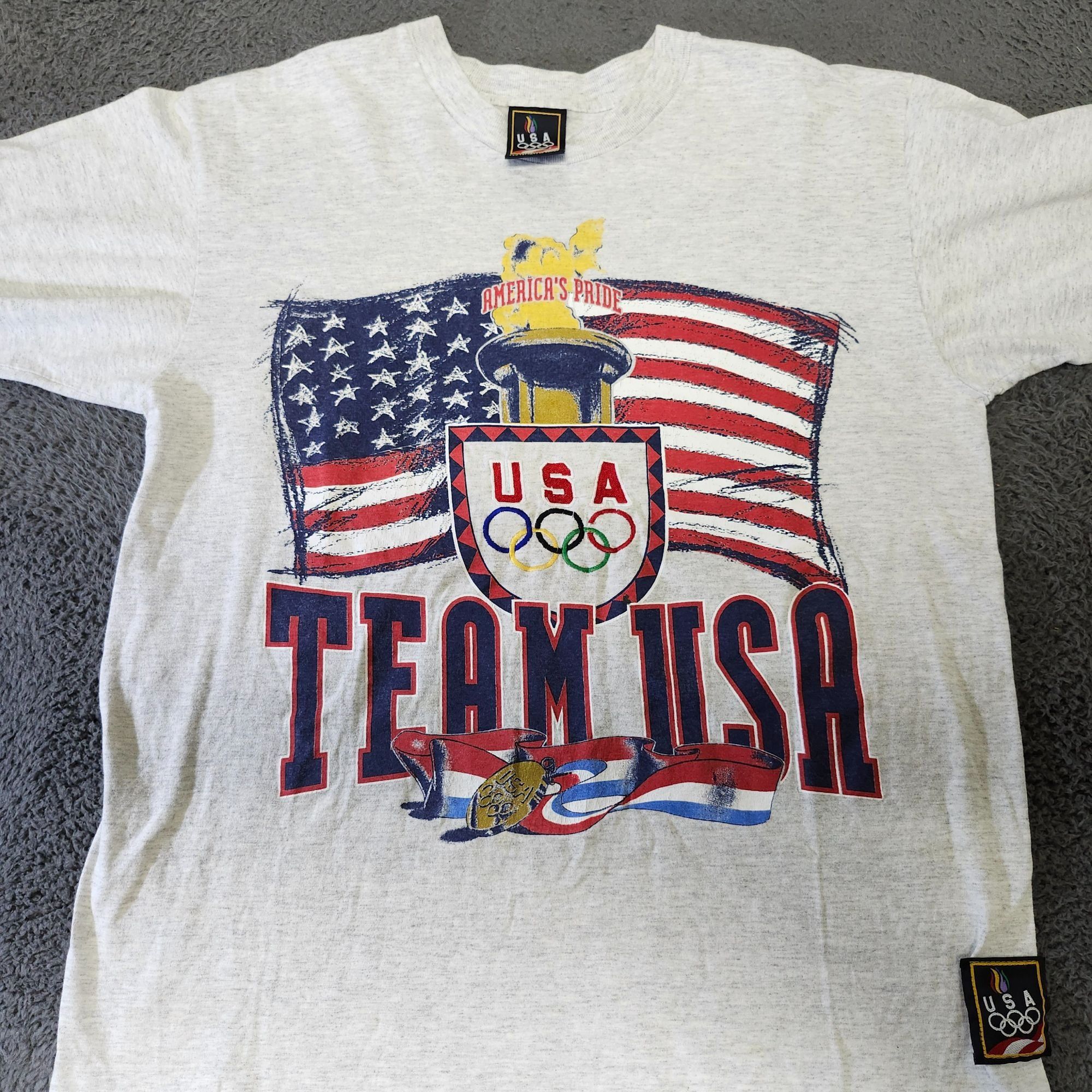 Other Vintage 1996 Team USA Olympics T-Shirt By JCPenney Large Cot Size US L / EU 52-54 / 3 - 1 Thumbnail