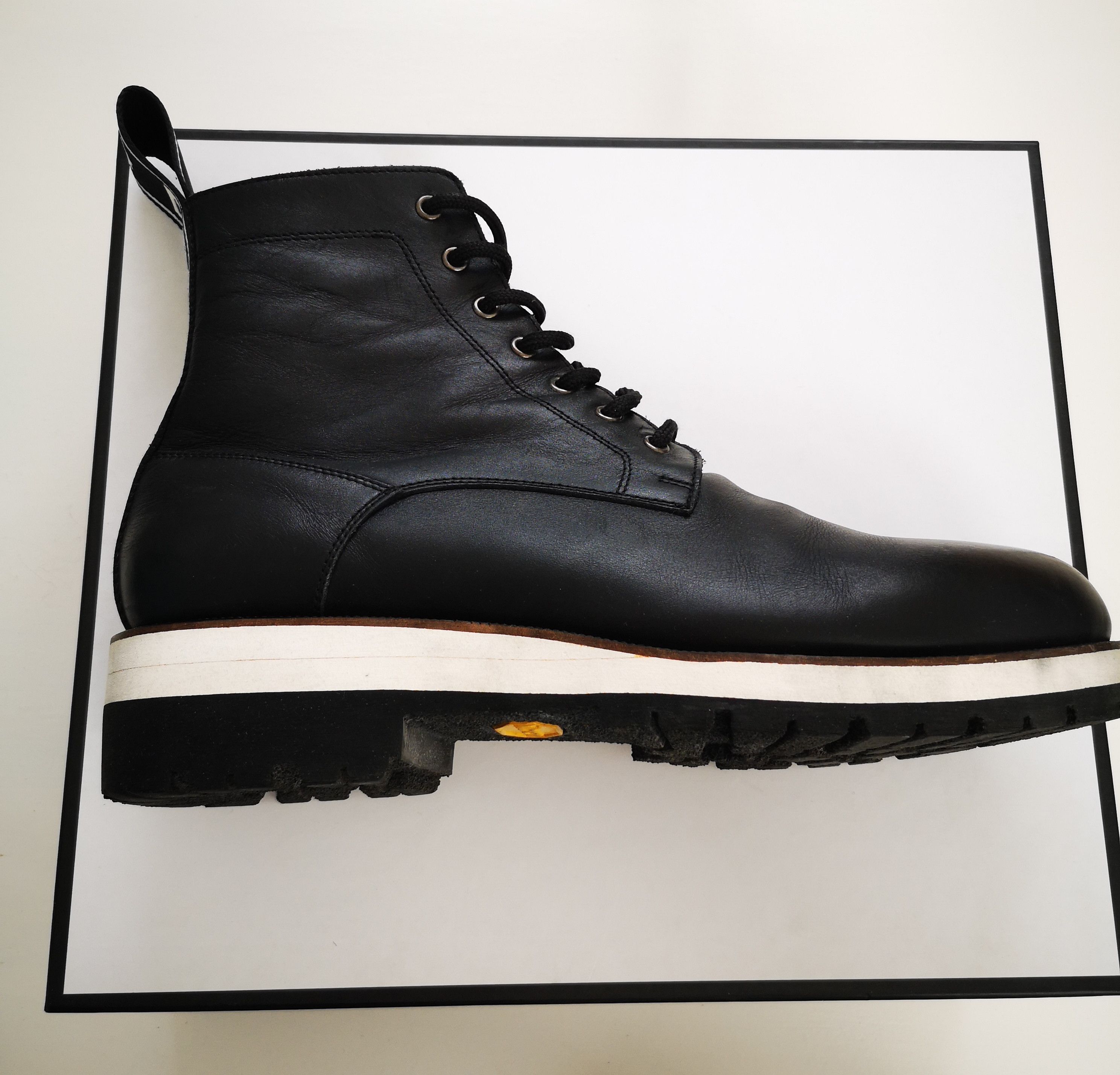 Dsquared2 DSQUARED2 FLAT ANKLE BOOTS BRICK WINTER BOOTS LEATHER SZ. 45 Size US 12 / EU 45 - 4 Thumbnail