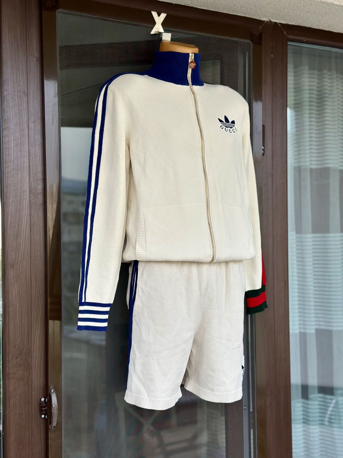 Adidas × Gucci Adidas x Gucci Knit Tracksuit Set - Ivory (Size S), BNWT Size US S / EU 44-46 / 1 - 3 Thumbnail