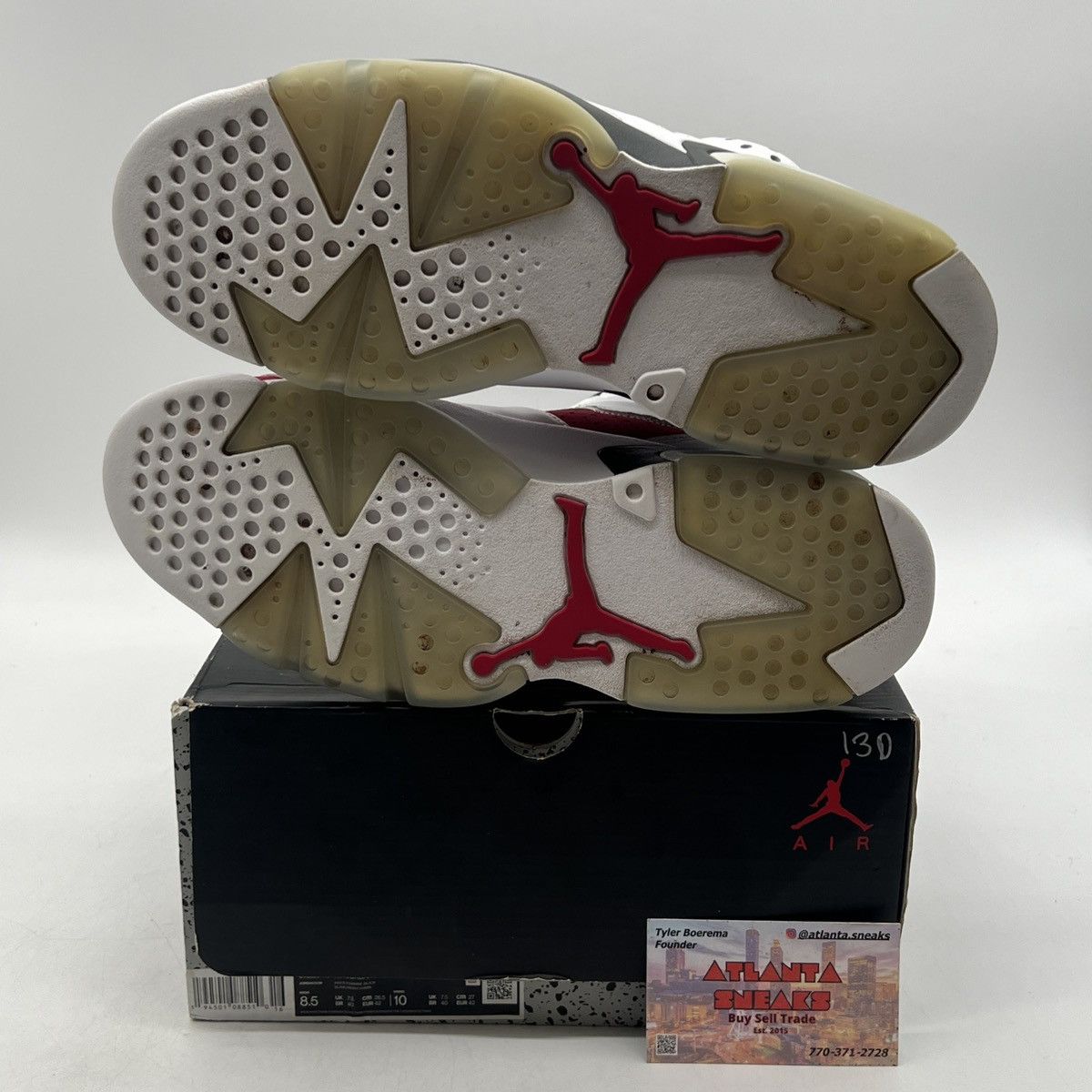 Jordan Brand Air Jordan 6 Carmine Size US 8.5 / EU 41-42 - 8 Thumbnail
