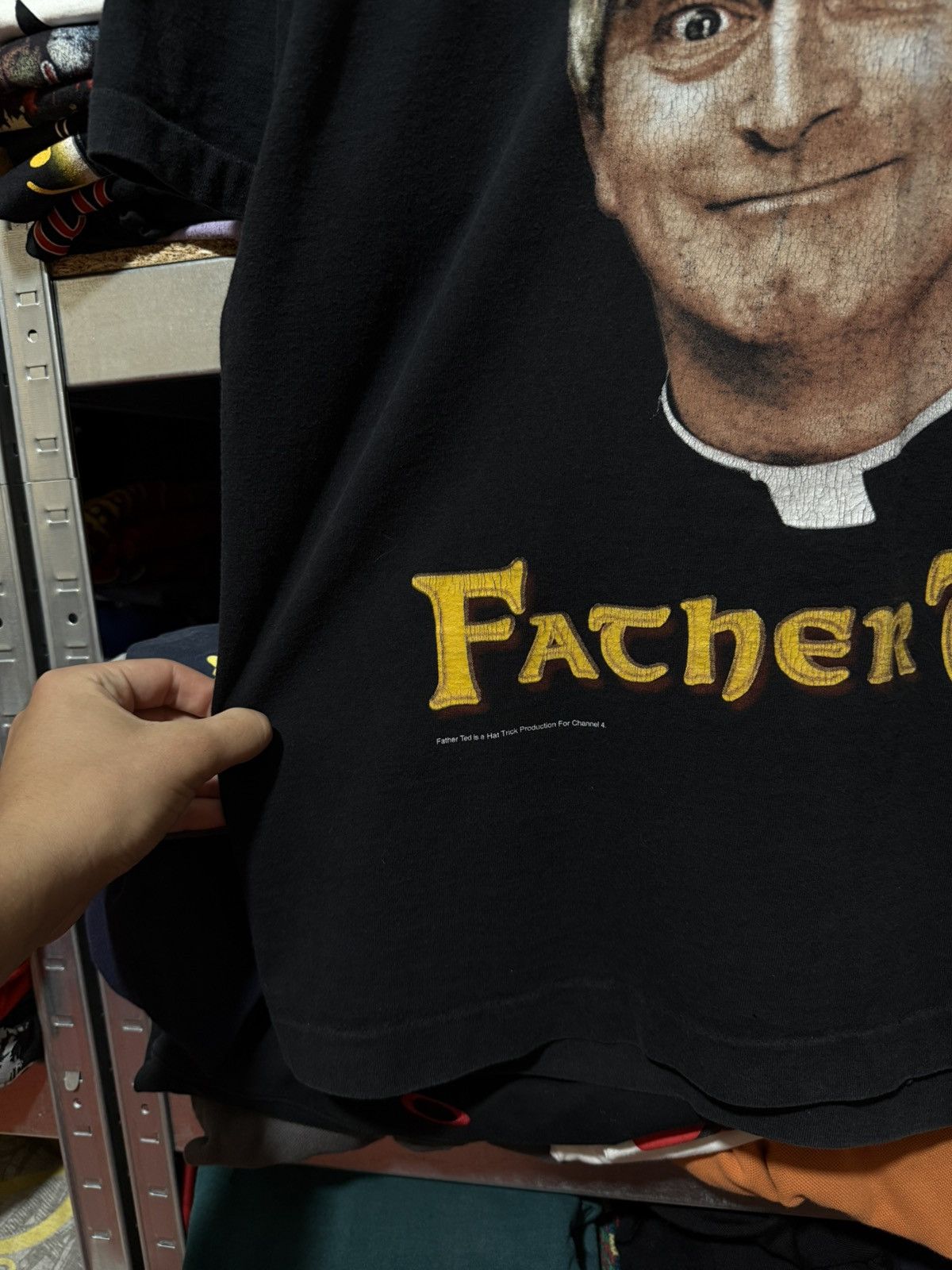 Vintage Vintage 1990’s Father Ted Hat Trick For Chanel 4 T-Shirt Size US XL / EU 56 / 4 - 4 Thumbnail