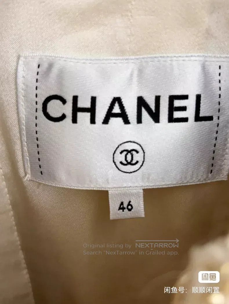 Chanel Chanel Egyptian platinum coat Size L / US 10 / IT 46 - 2 Thumbnail