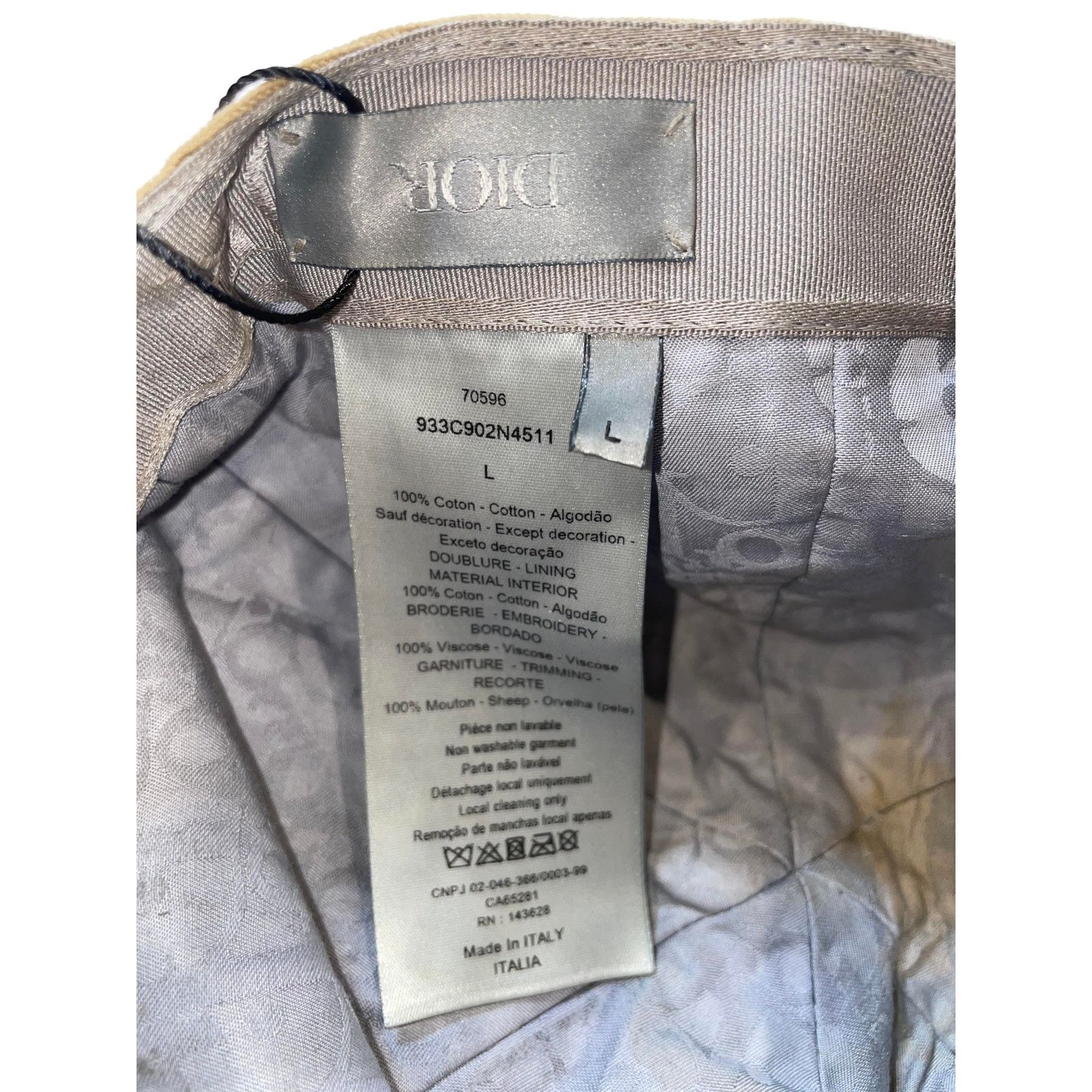 Dior Dior x Cactus Jacket Beige & Pink Cap Size ONE SIZE - 6 Thumbnail