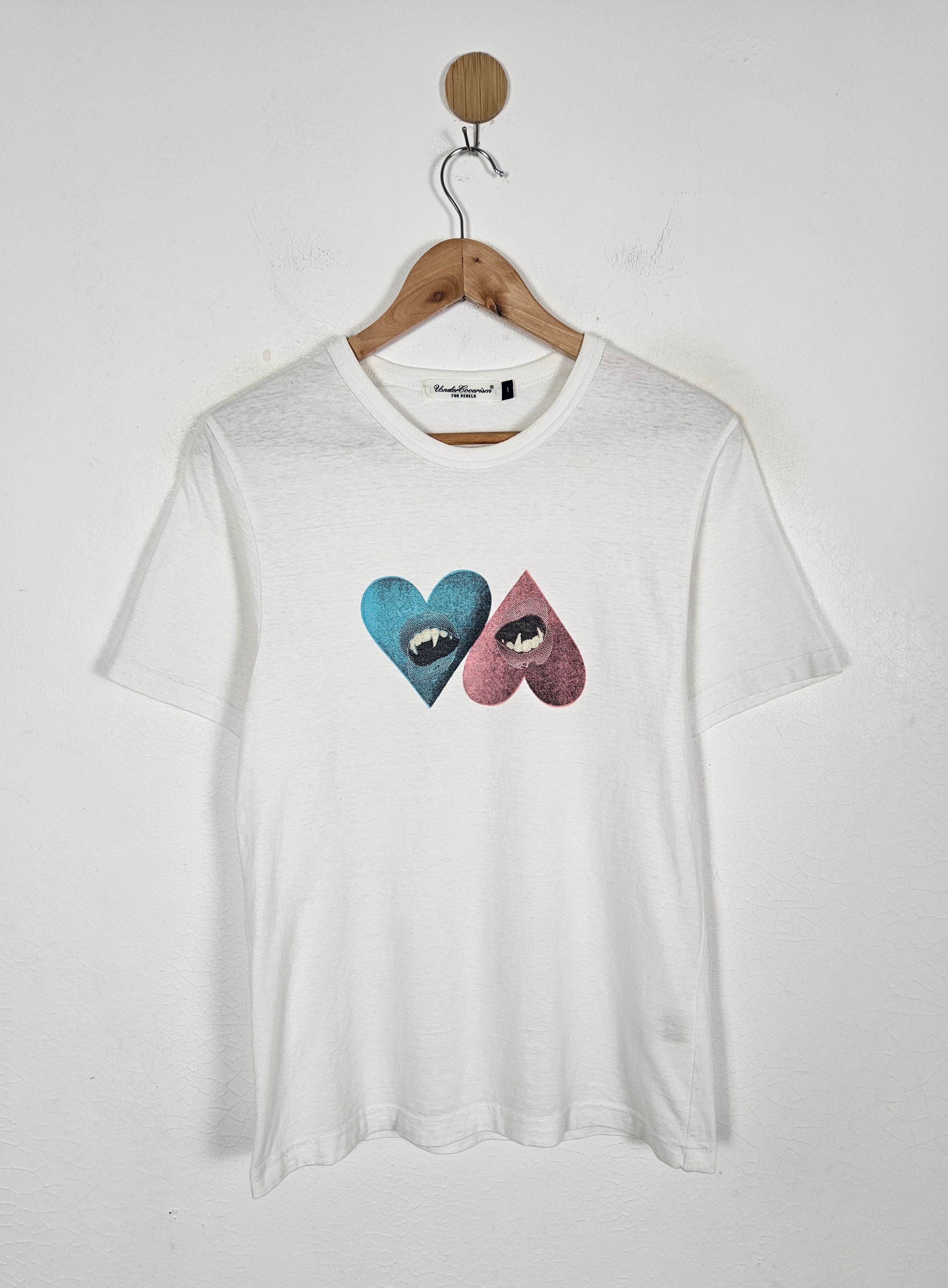 トップス Undercover 08ss Fangs Graphic T-Shirt Japanese Brand × Undercover 2007 Undercover Vampire Apple Fang T