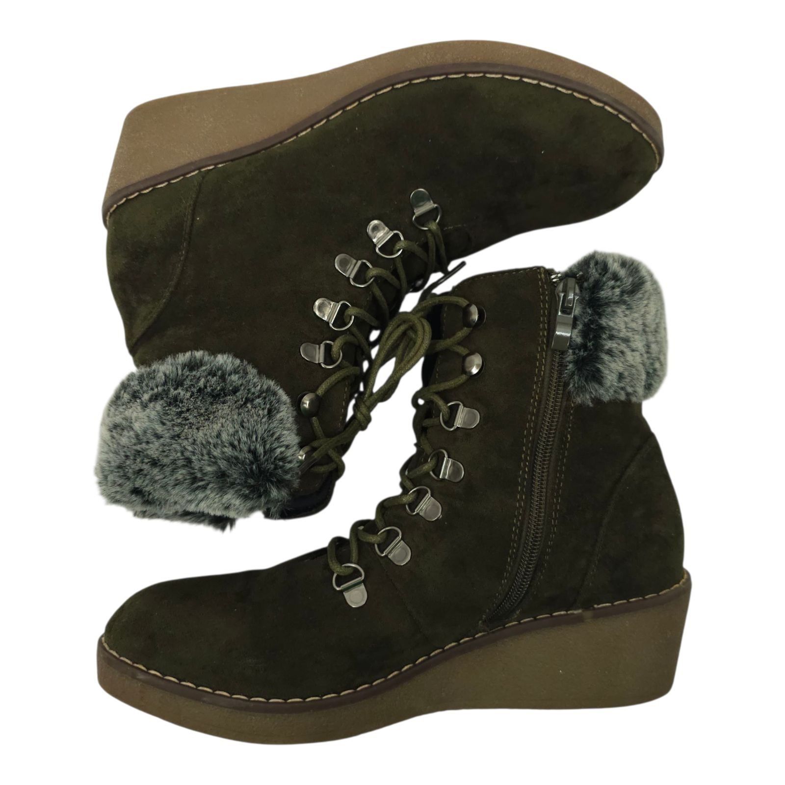 Other Boutique By Corkys Fox Bay Ankle Boots Womens 9 Green Size US 9 / IT 39 - 7 Thumbnail