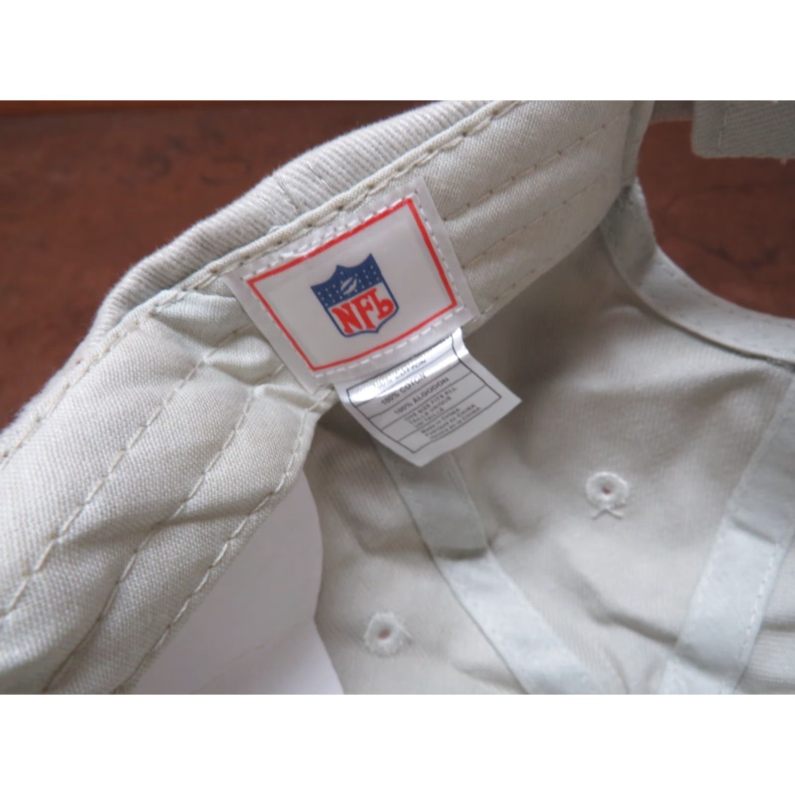 NFL VINTAGE NFL Arizona Cardinals Red Bird Logo Embroidered Hat Baseball Cap Unworn One Size Men Beige Adjustable Sports Team Hat Size ONE SIZE - 6 Thumbnail