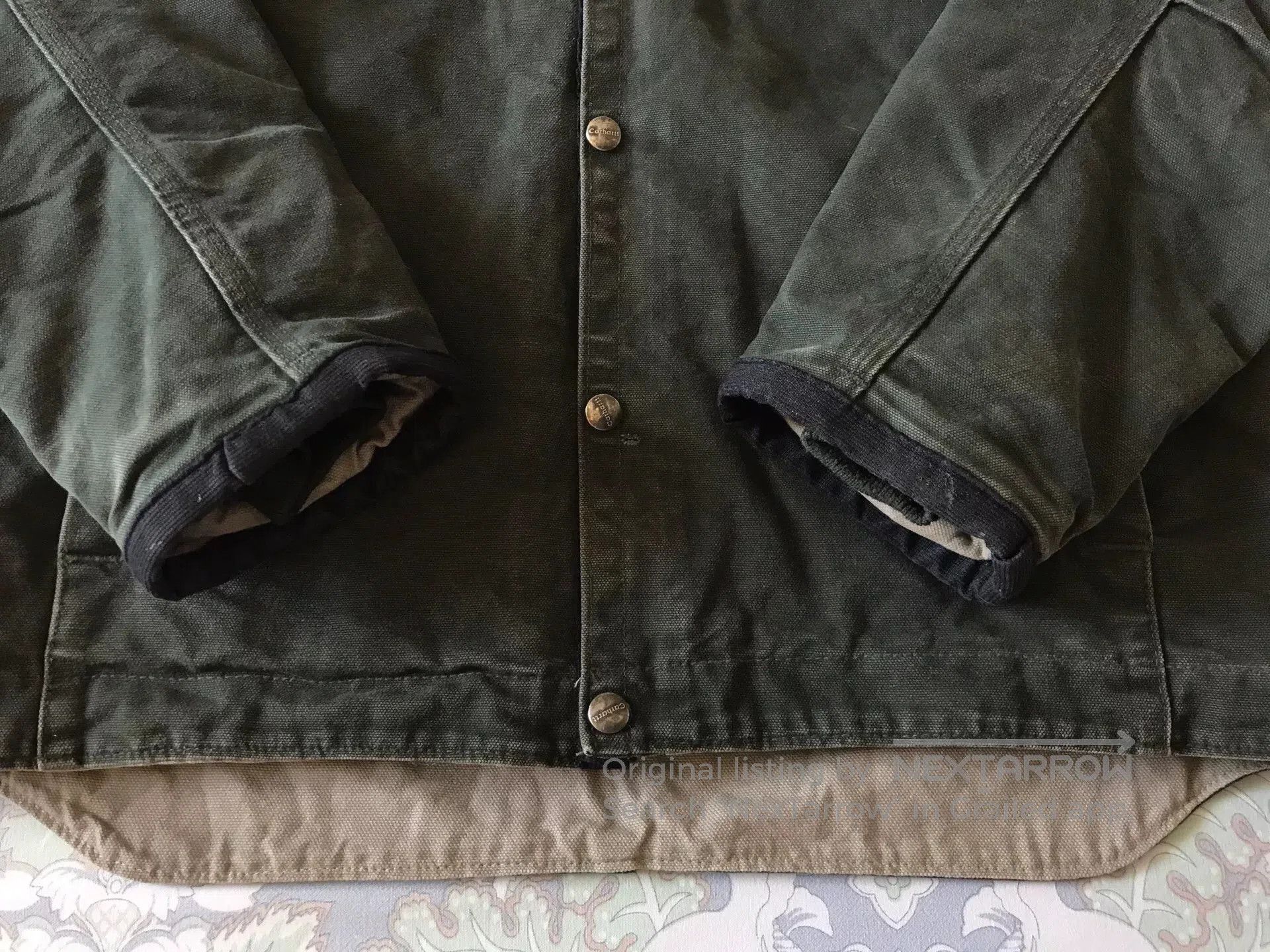 Carhartt Carhartt J284 Washed Canvas Hooded Jacket. Size US M / EU 48-50 / 2 - 5 Thumbnail