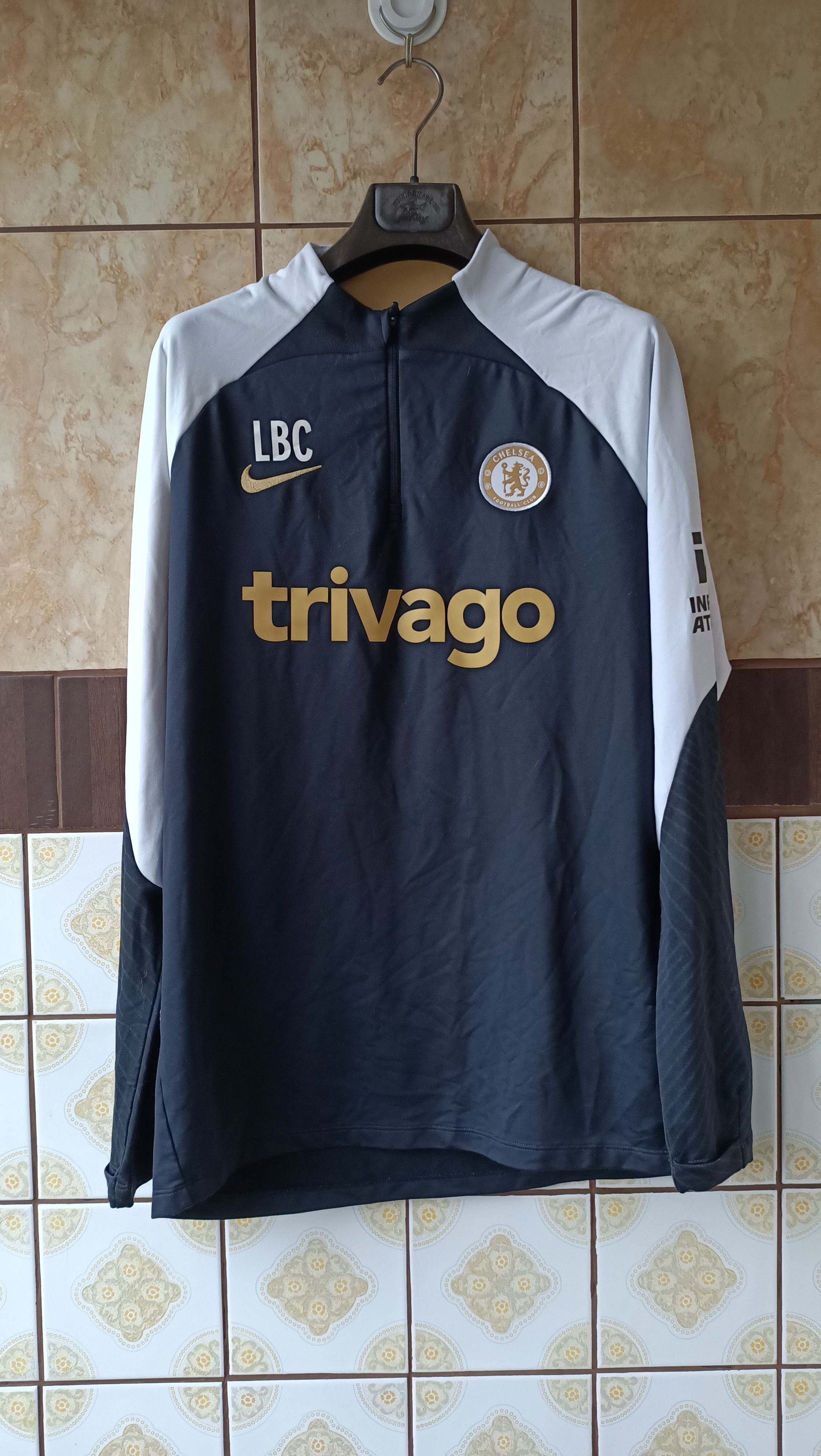 Nike Chelsea Soccer training long sleeve Size US M / EU 48-50 / 2 - 1 Thumbnail
