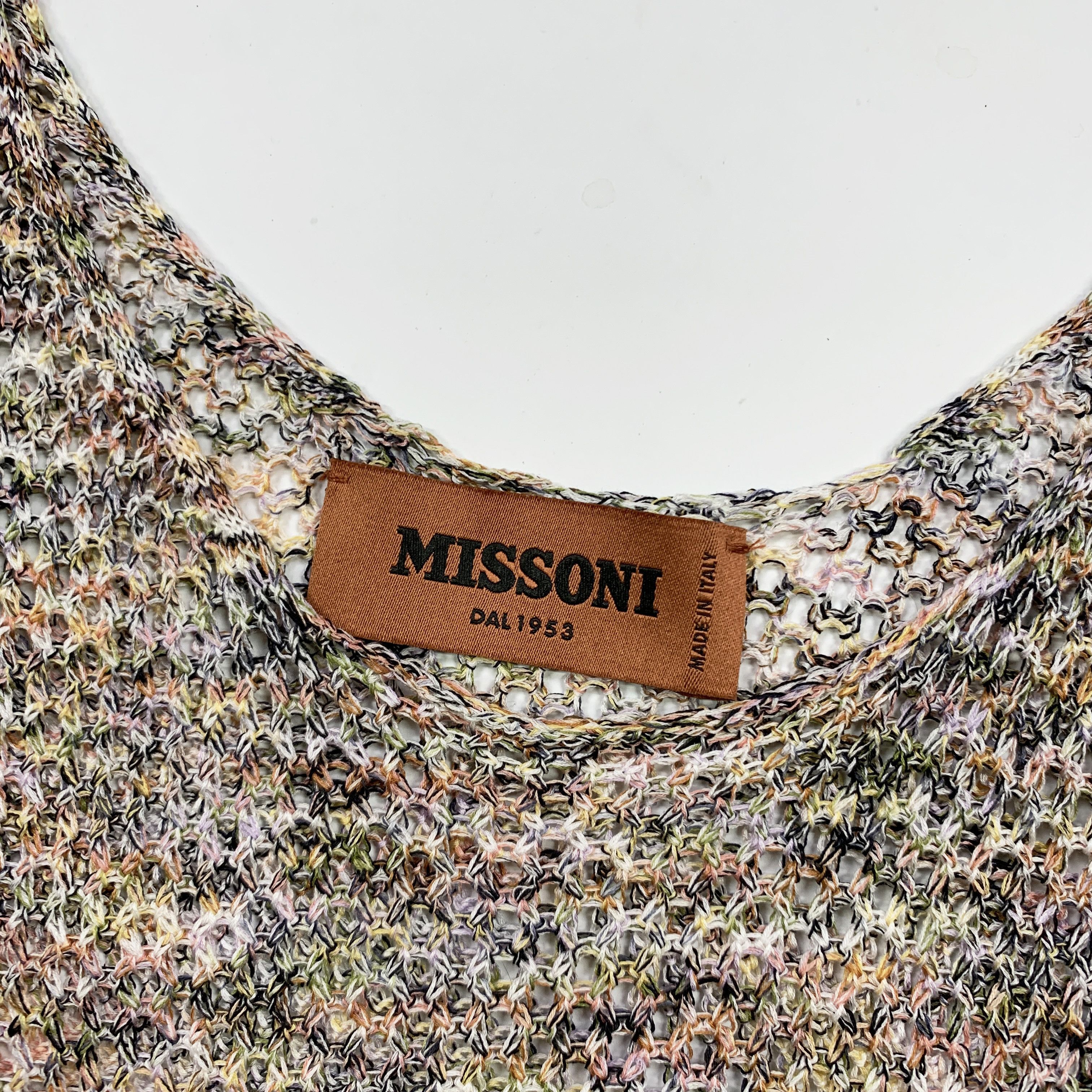 Missoni Abstract Face Knit Tank Size M / US 6-8 / IT 42-44 - 5 Thumbnail