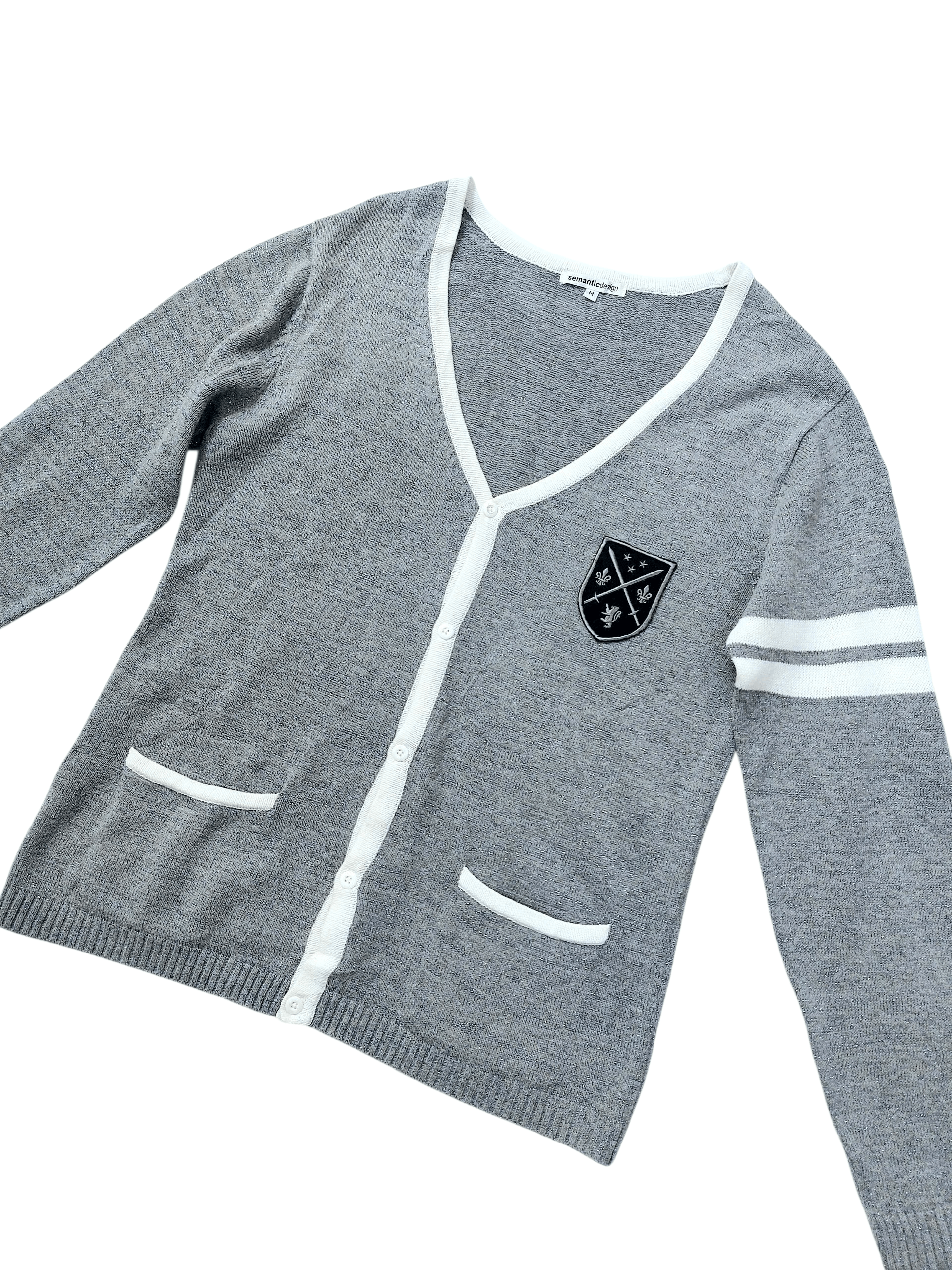 semanticdesign Semanticdesign Shiny Blouse Classic Fashion Outerwear Size M / US 6-8 / IT 42-44 - 4 Thumbnail