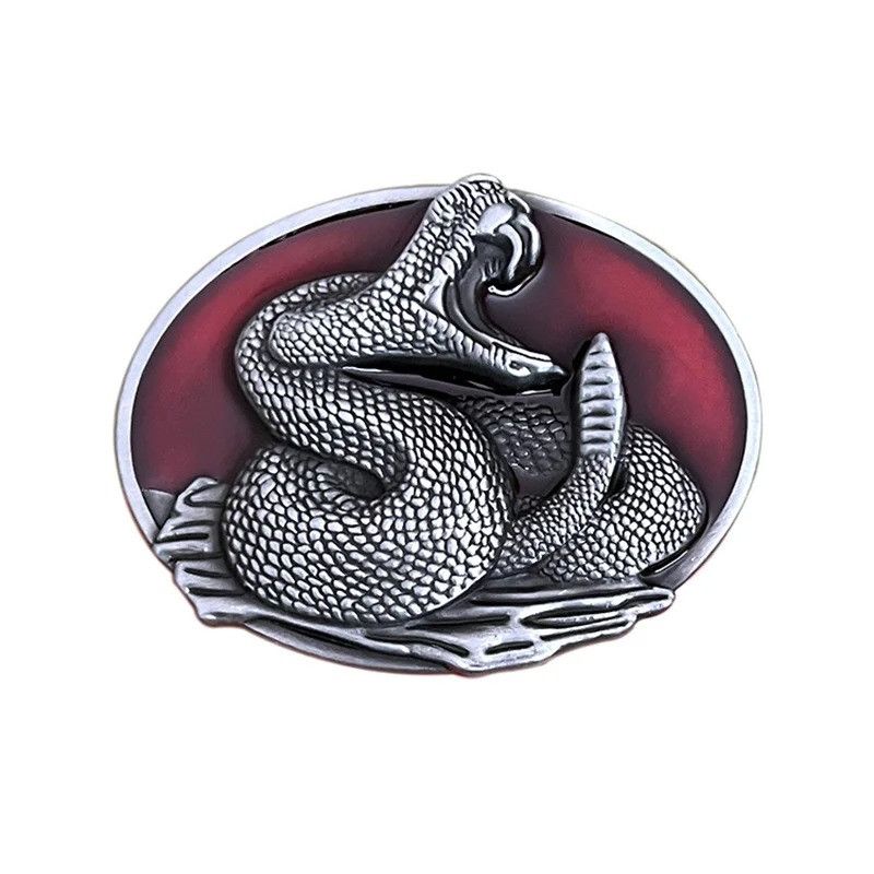 Vintage Vintage Rattlesnake Belt Buckle Size ONE SIZE - 1 Thumbnail