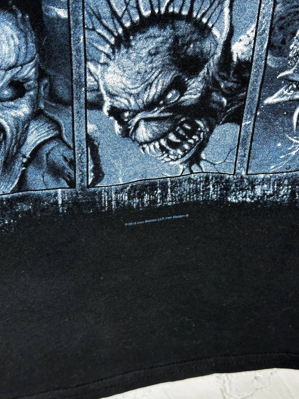 Band Tees × Iron Maiden × Vintage Iron Maiden The Number Of The Beast Rock Band T-Shirt Size US XL / EU 56 / 4 - 5 Thumbnail