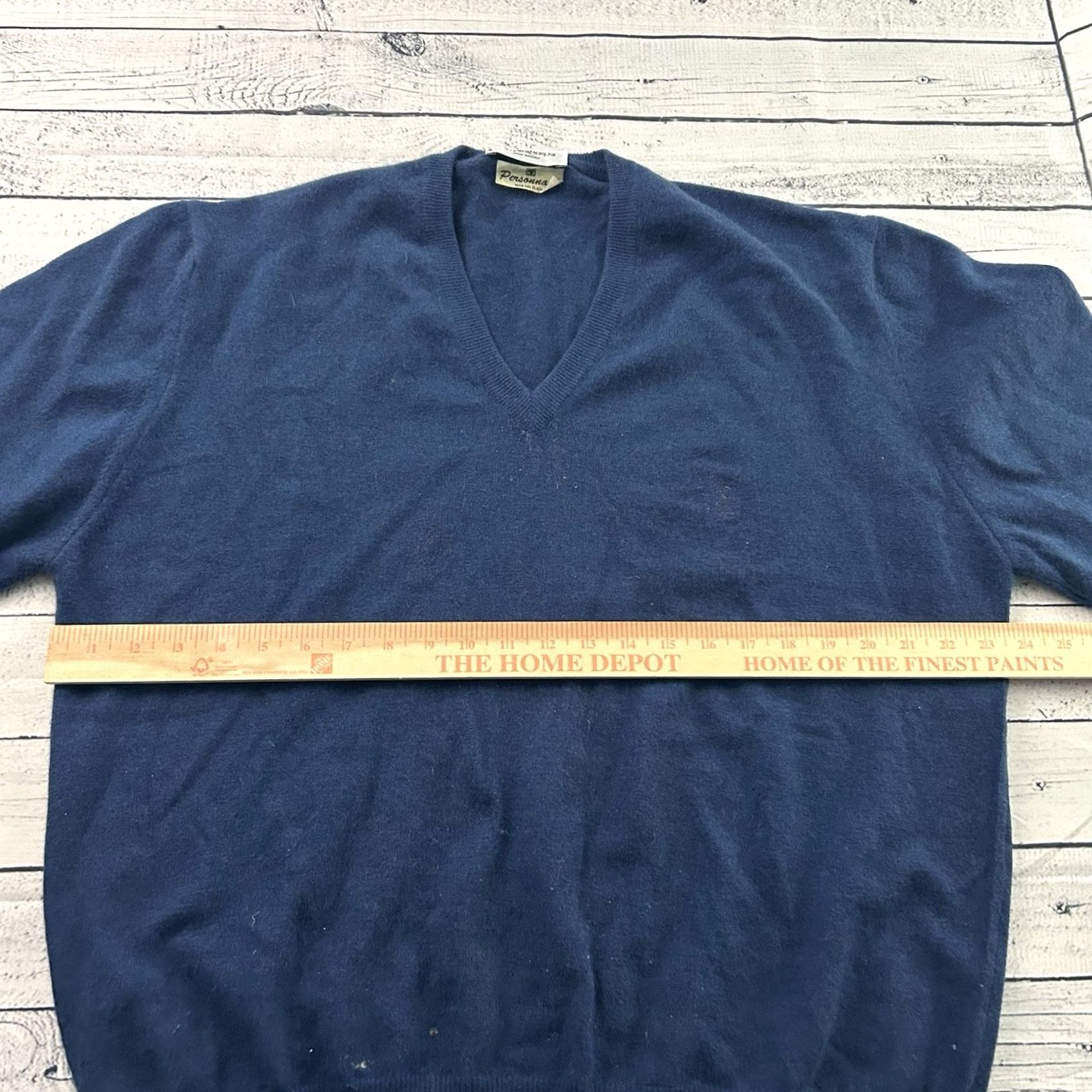 Yves Saint Laurent VINTAGE Yves Saint Laurent V Neck Wool & Rabbit Hair Sweater Men XL Blue Pullover Knit Wool Mens XL Blue Saint Laurent V-Neck Sweater Size US XL / EU 56 / 4 - 6 Thumbnail