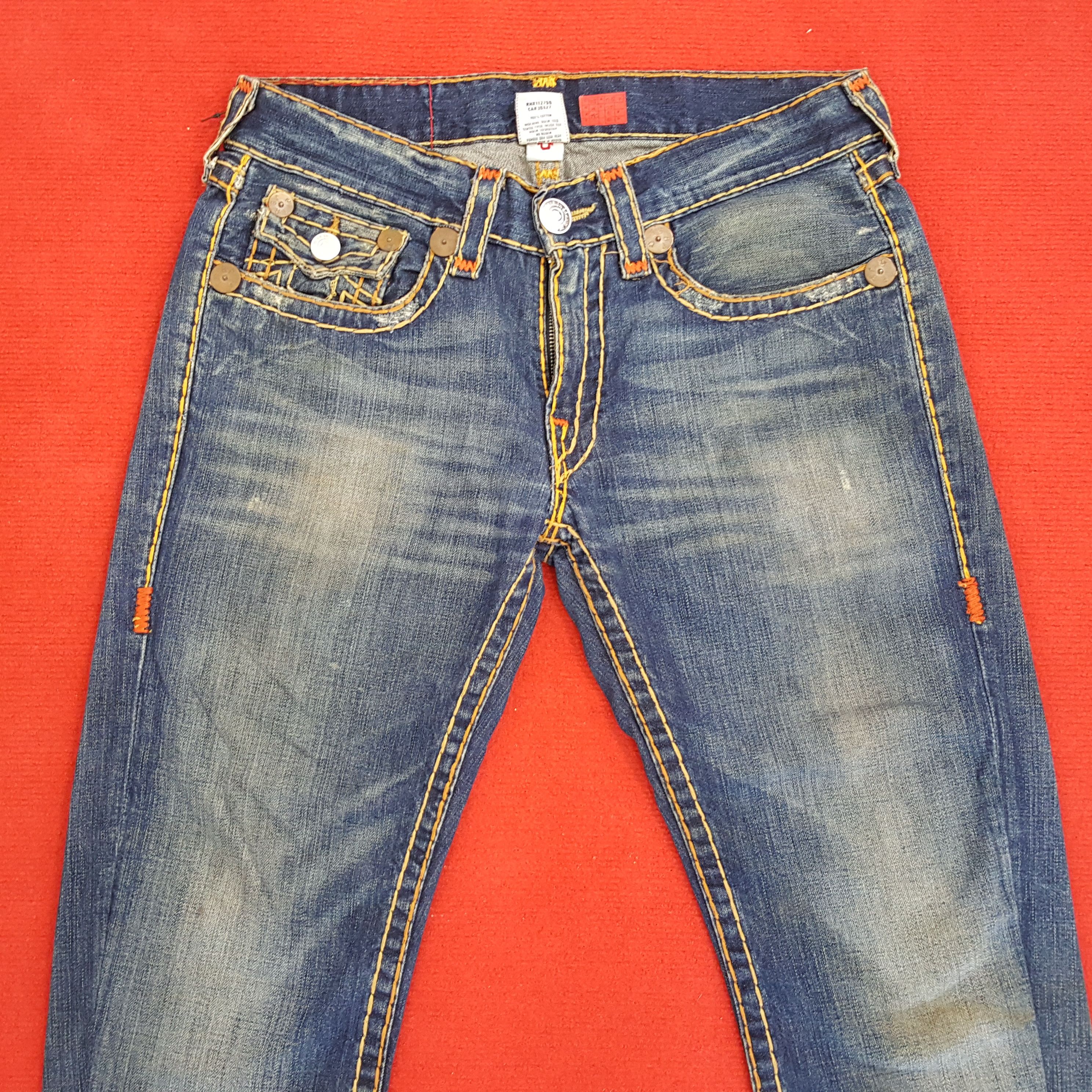 True Religion × Vintage True Religion Billy Super T Fashion Style Jeans Size US 35 - 5 Thumbnail