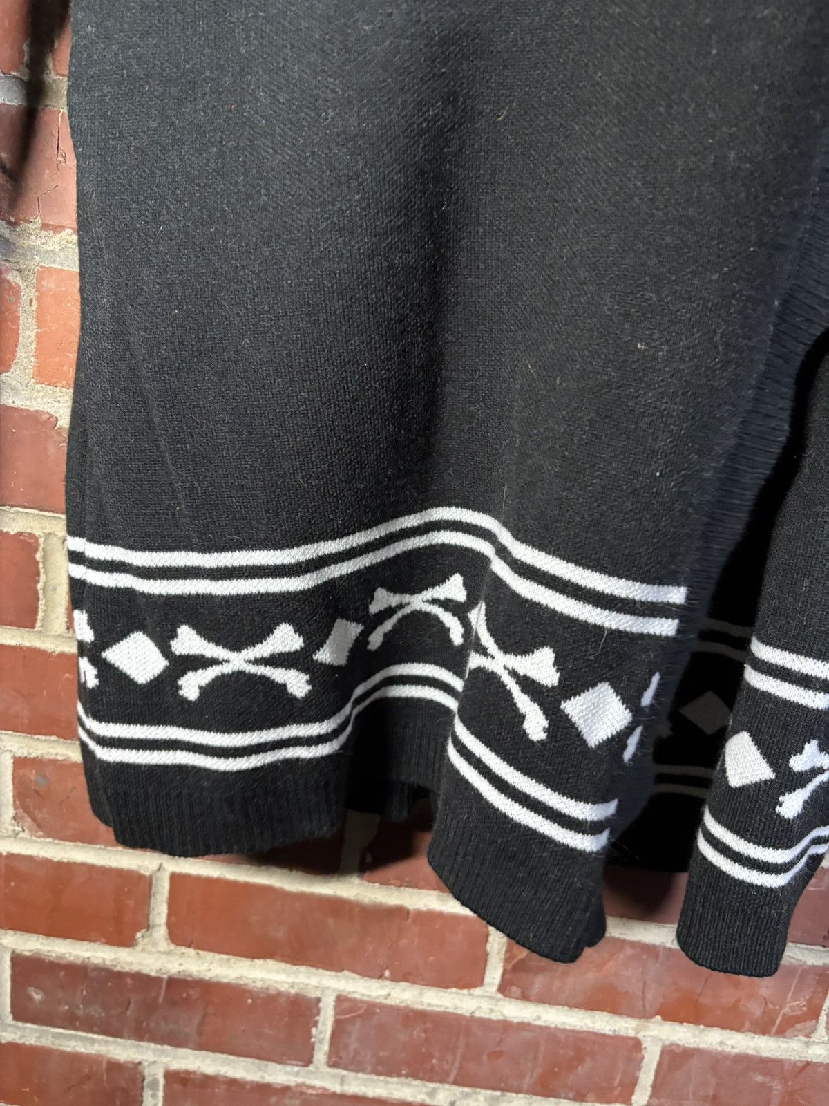 Hot Topic Hot Topic Skull & Crossbones Girls Open Cardigan Goth Small Size S / US 4 / IT 40 - 4 Thumbnail
