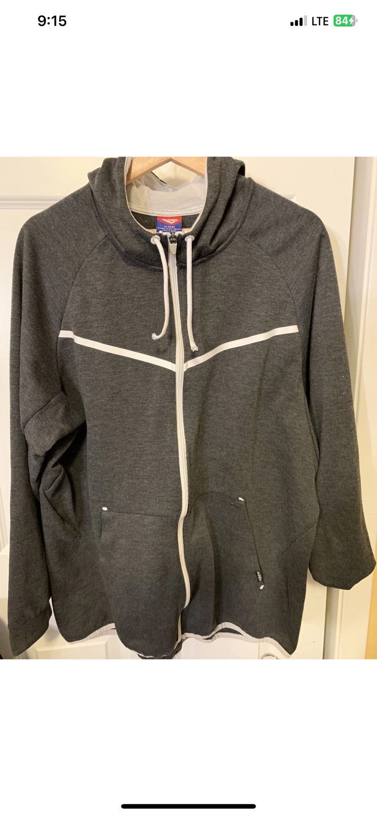 PONY Pony mens sz XL gray hoodie Size US XL / EU 56 / 4 - 3 Thumbnail