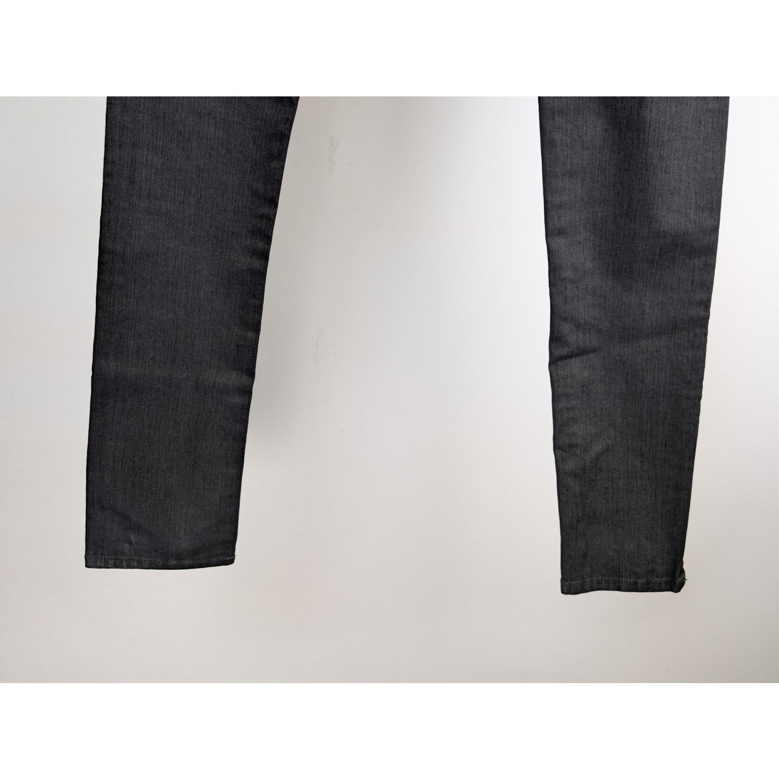 Saint Laurent Paris o1rshd1 Skinny Medium Waist Denim Jean in Black/Light Glazed Size US 29 - 11 Thumbnail