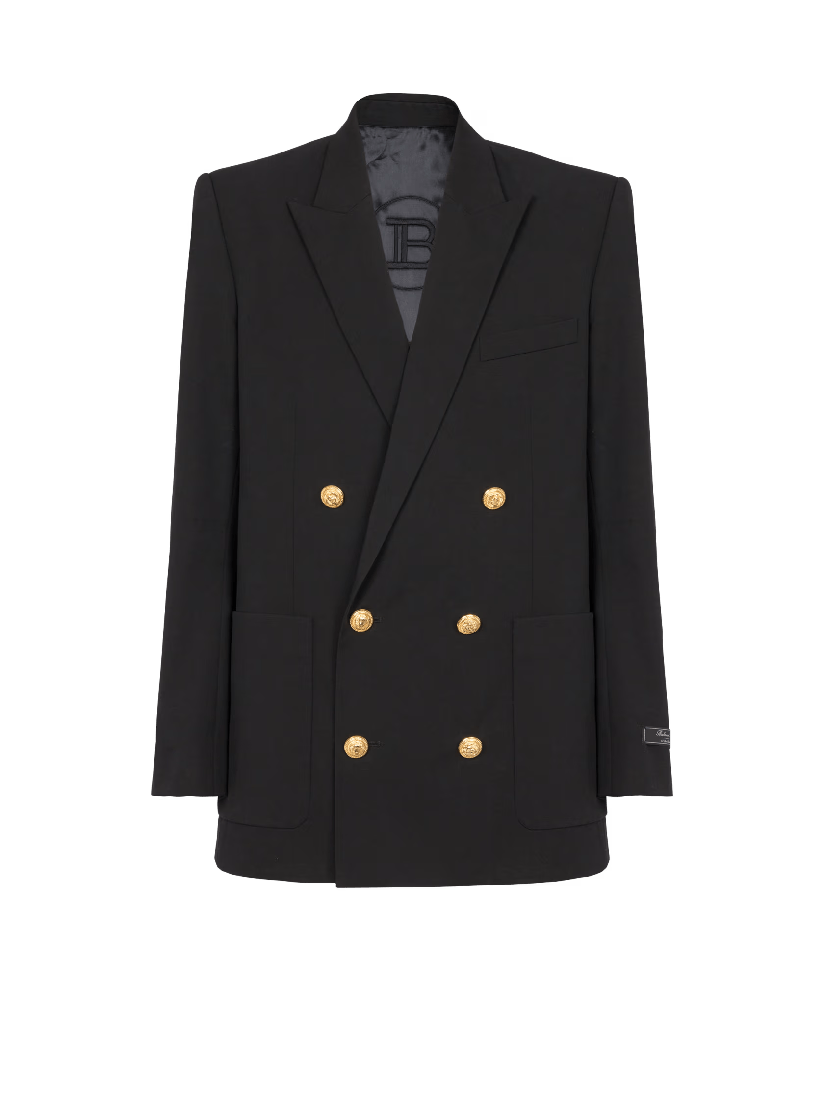 Balmain o1s1wg110125 Blazer in Black Size US M / EU 48-50 / 2 - 1 Thumbnail