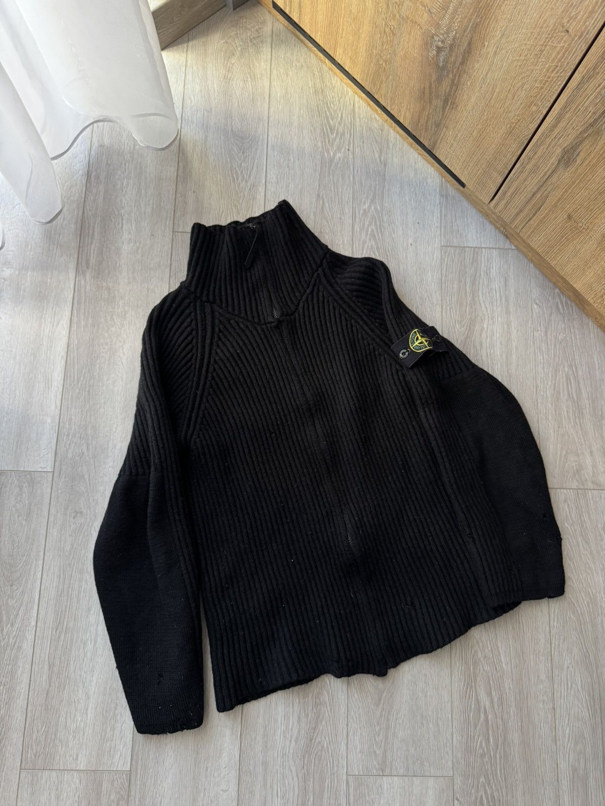 Massimo Osti Vintage Stone Island Knit Sweater Rare Size US XL / EU 56 / 4 - 1 Thumbnail