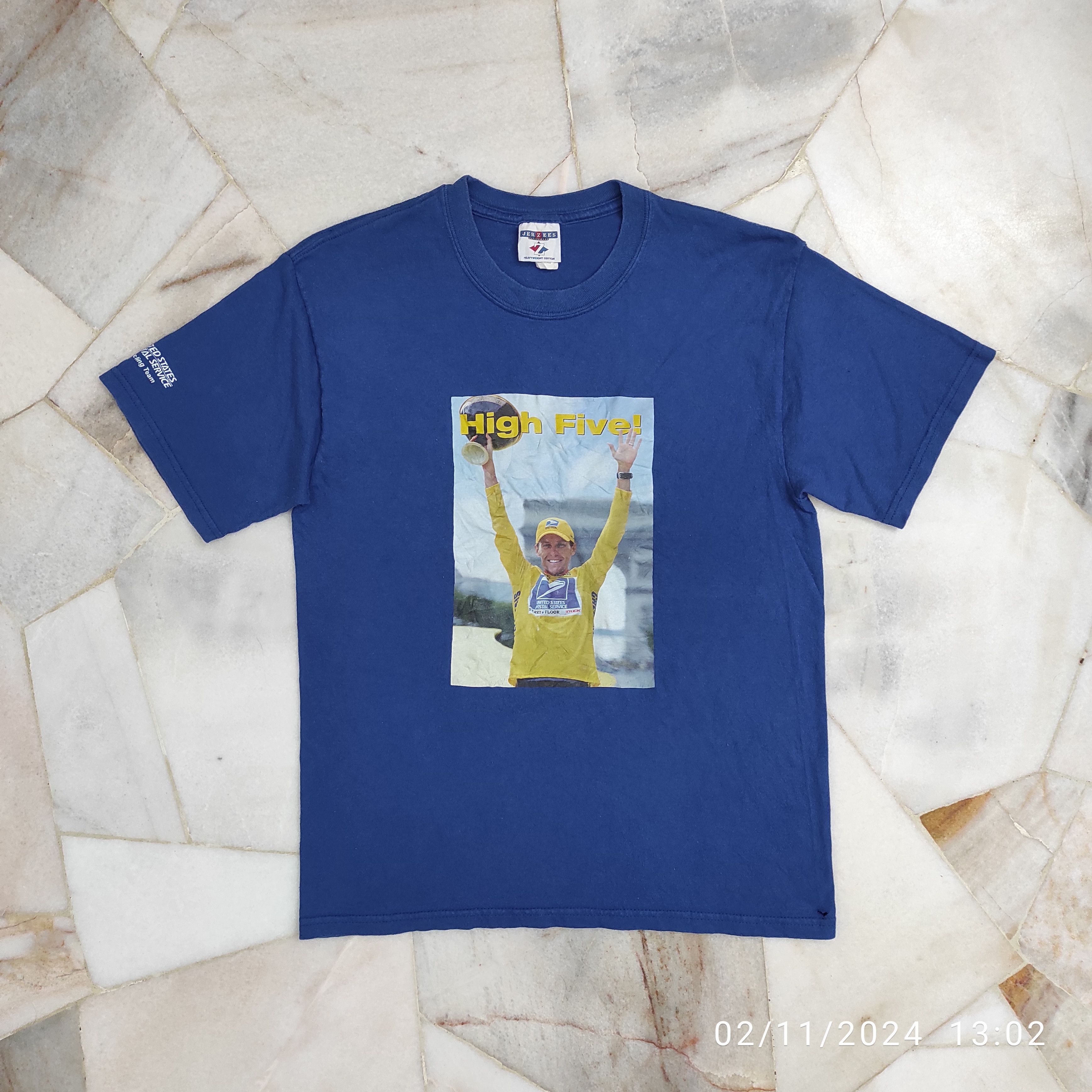 Vintage 2003 Lance Armstrong, Tour de France USPS/Trek sponsorship Size US M / EU 48-50 / 2 - 9 Thumbnail