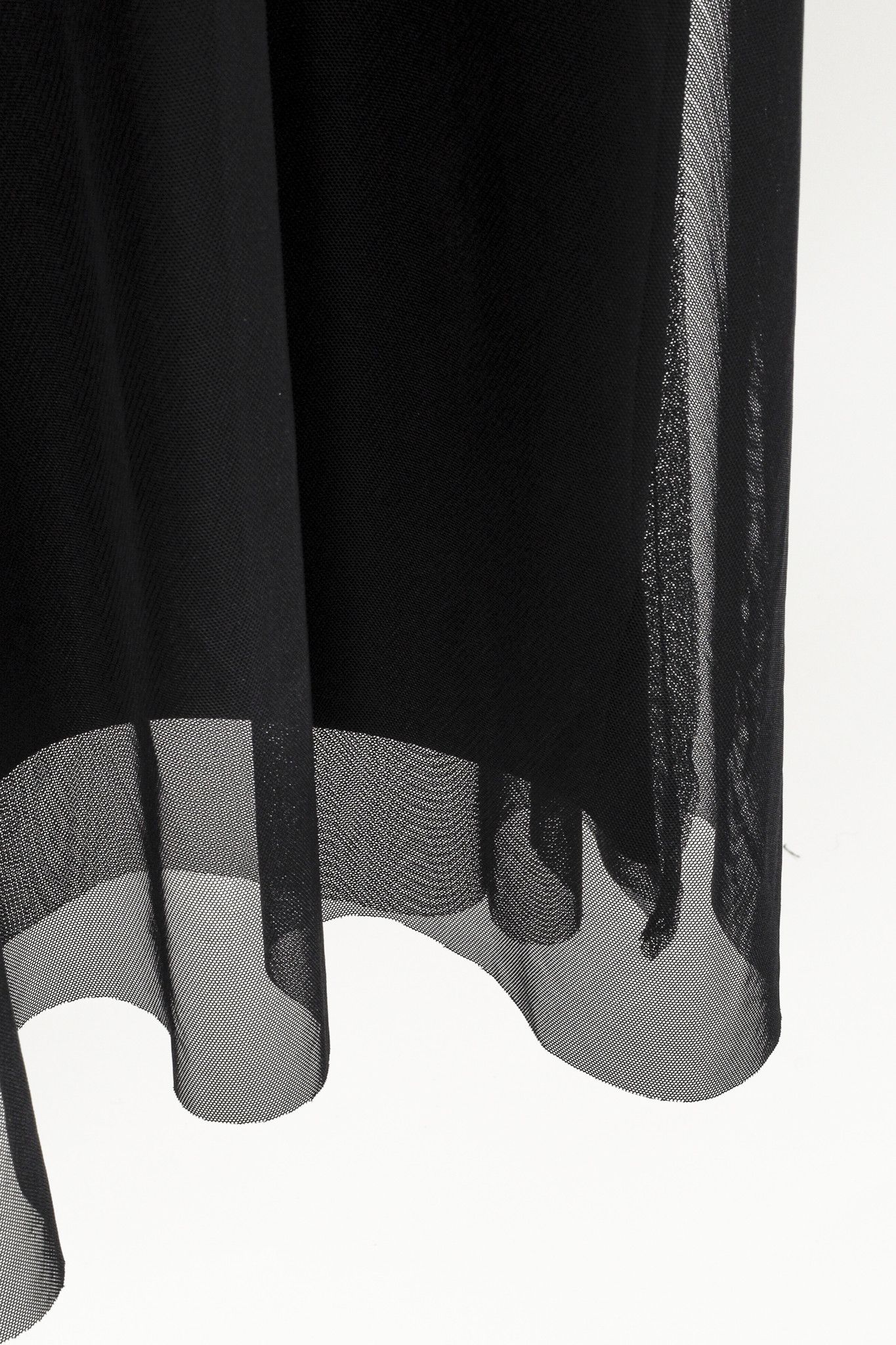 Marie Saint Pierre Marie Saint Pierre Black Mesh Sleeveless Maxi Dress Size L / US 10 / IT 46 - 7 Thumbnail